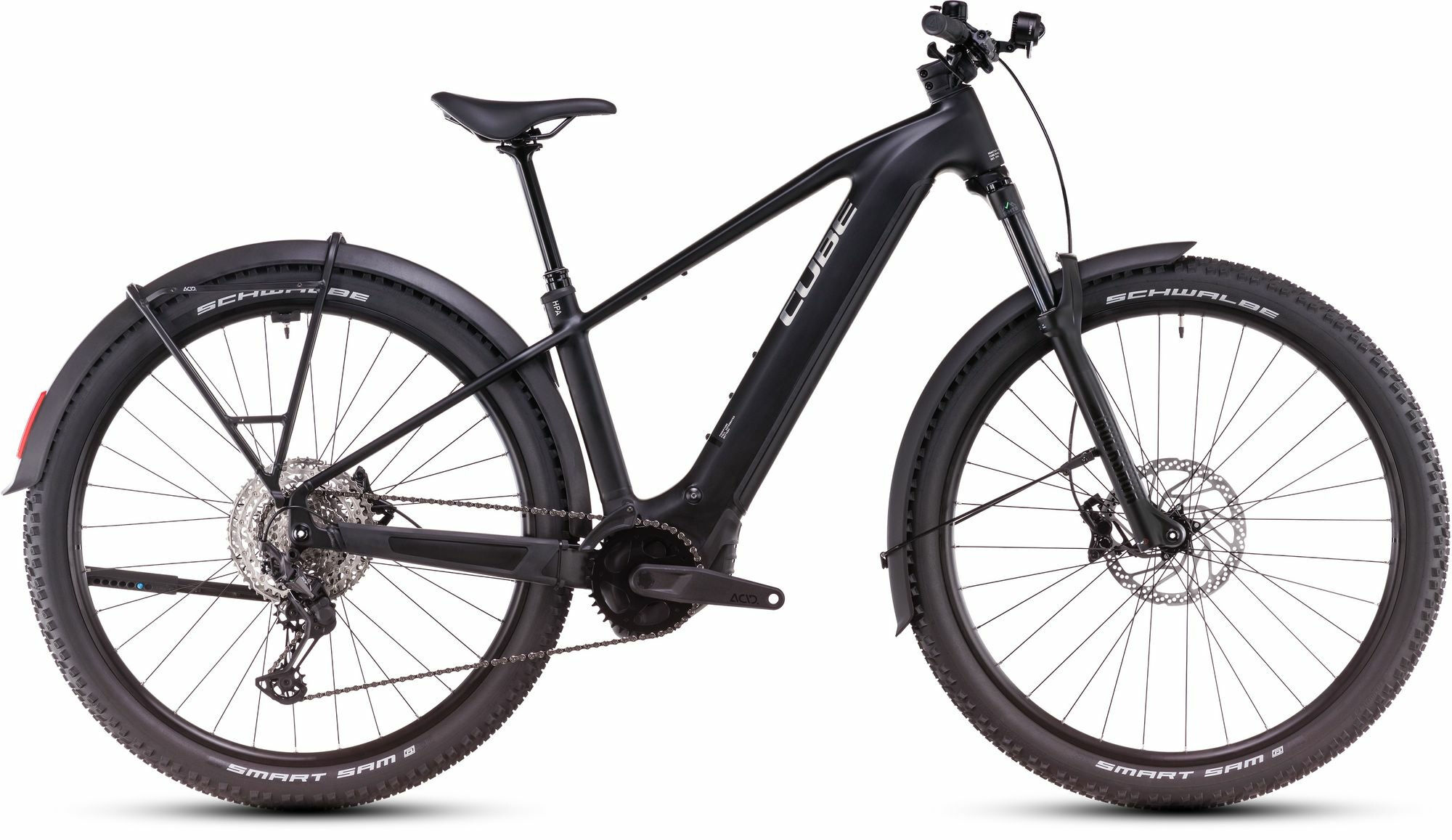 Cube Reaction Hybrid Race 800 Allroad black´n´metal 29" 800 Wh Diamant