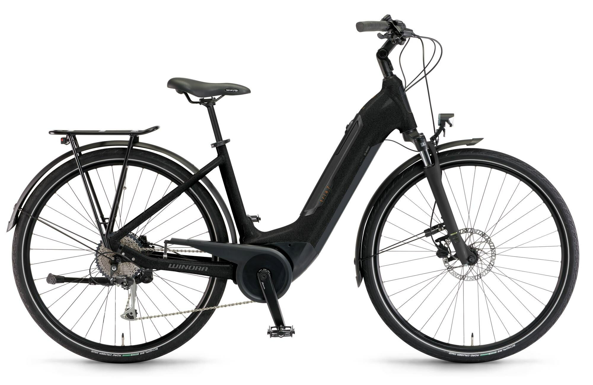 Winora TRIA X7 mysticblack 28" 500 Wh Wave 41 cm
