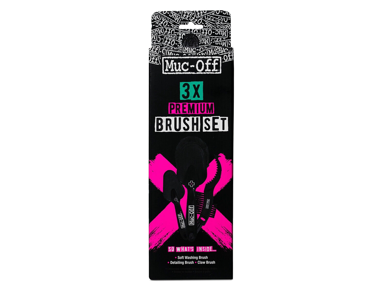 Muc-Off 3x Brush Set