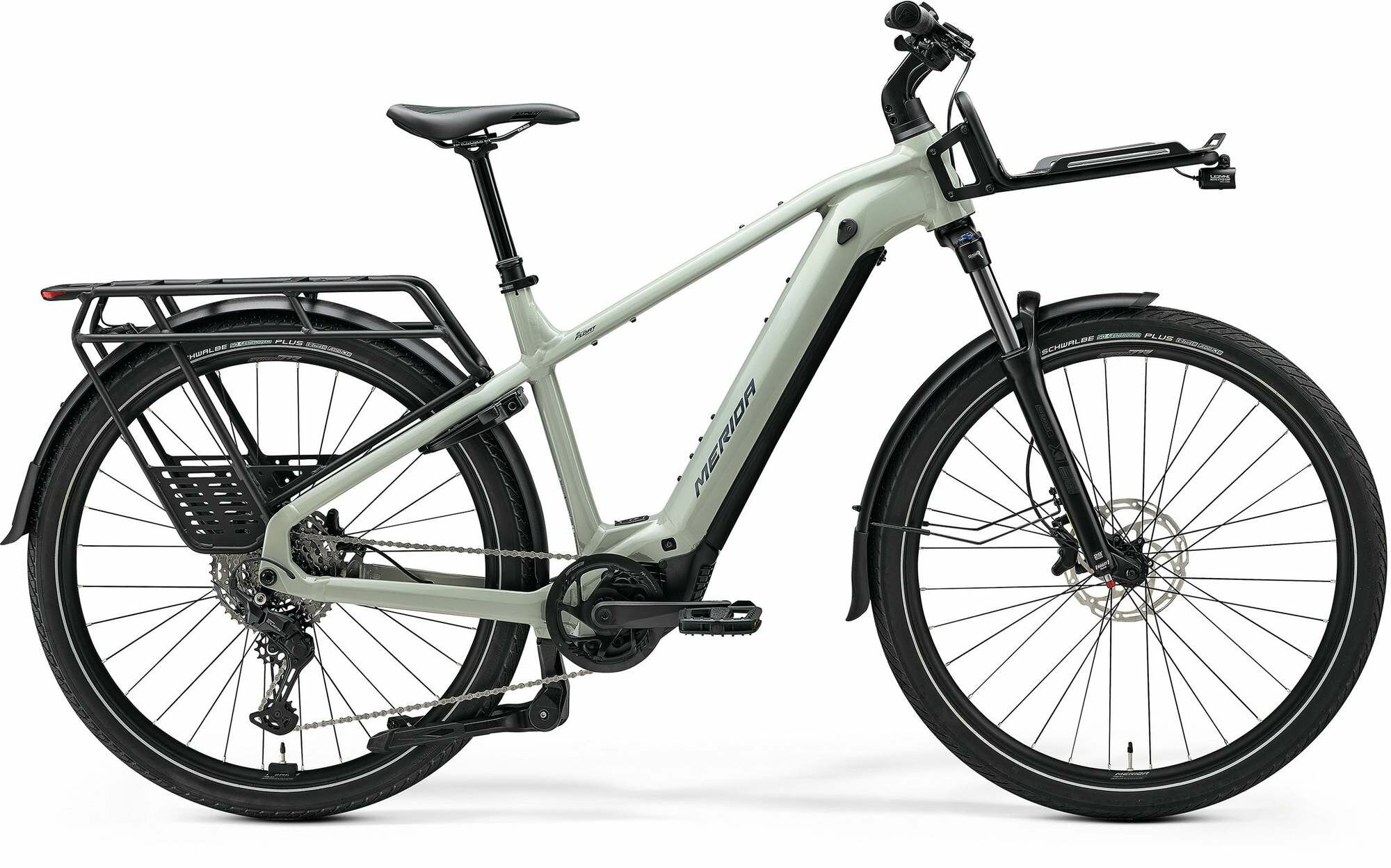 Merida eFLOAT HD 500 EQ Early Moss Grey 28" 800 Wh Diamant L