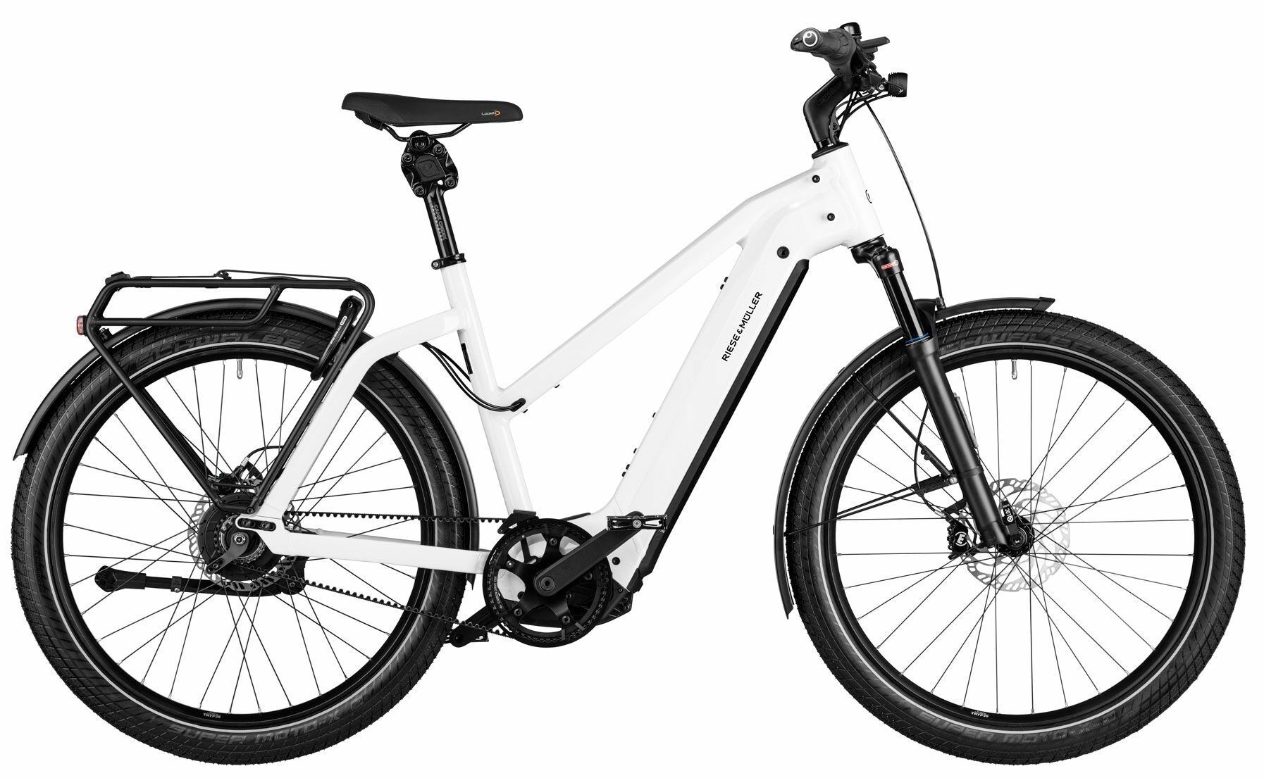 Riese & Müller Charger4 Mixte GT vario ceramic white 2024 27,5" 750 Wh Trapez