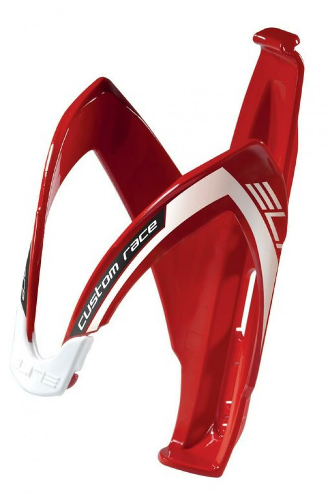 Elite Custom Race Trinkflaschenhalter rot/weiß glanz - glasfaserverstärktes Nylo...