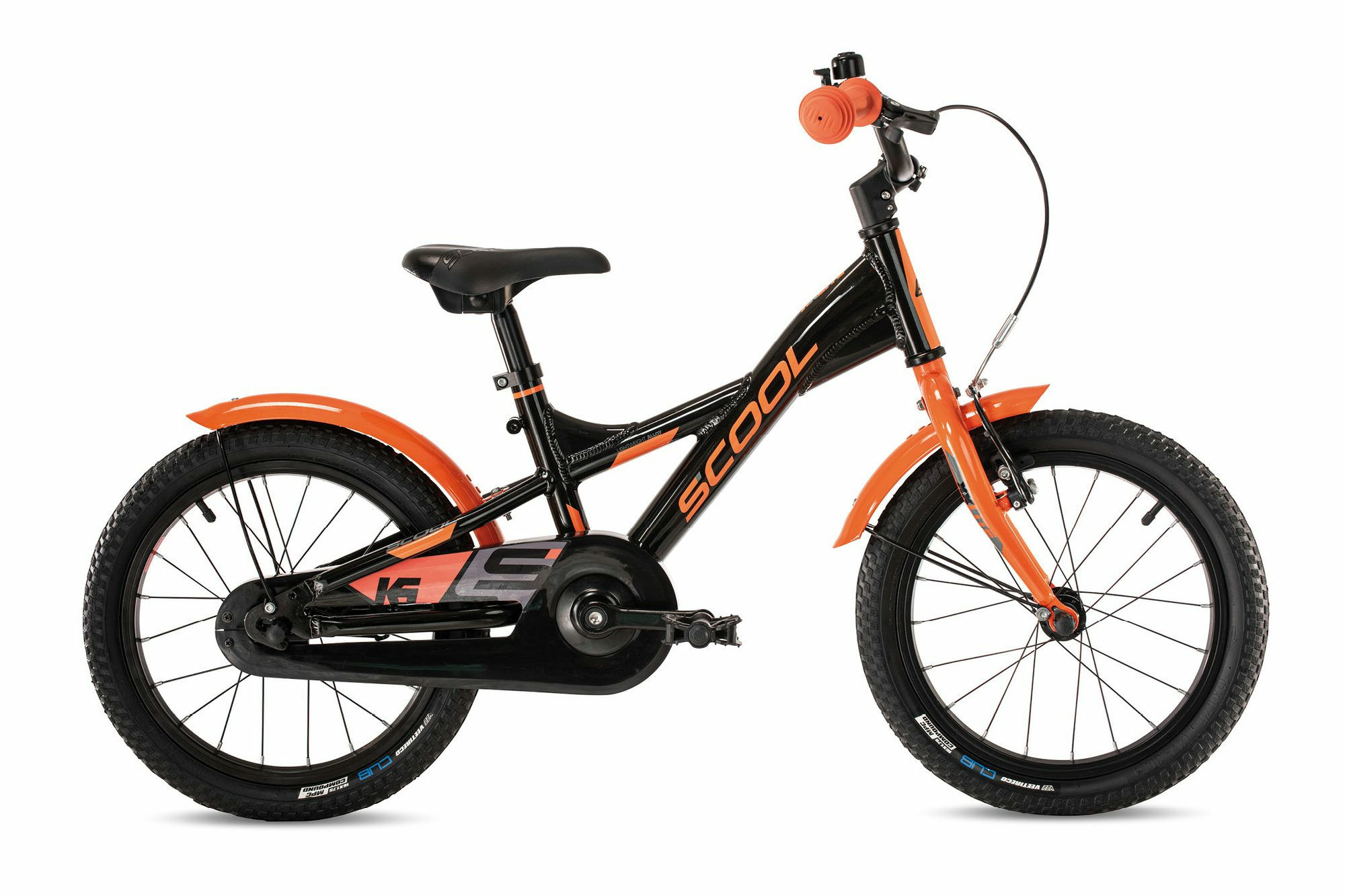 S'COOL XXlite Black/Orange 16" Y-Rahmen 16"