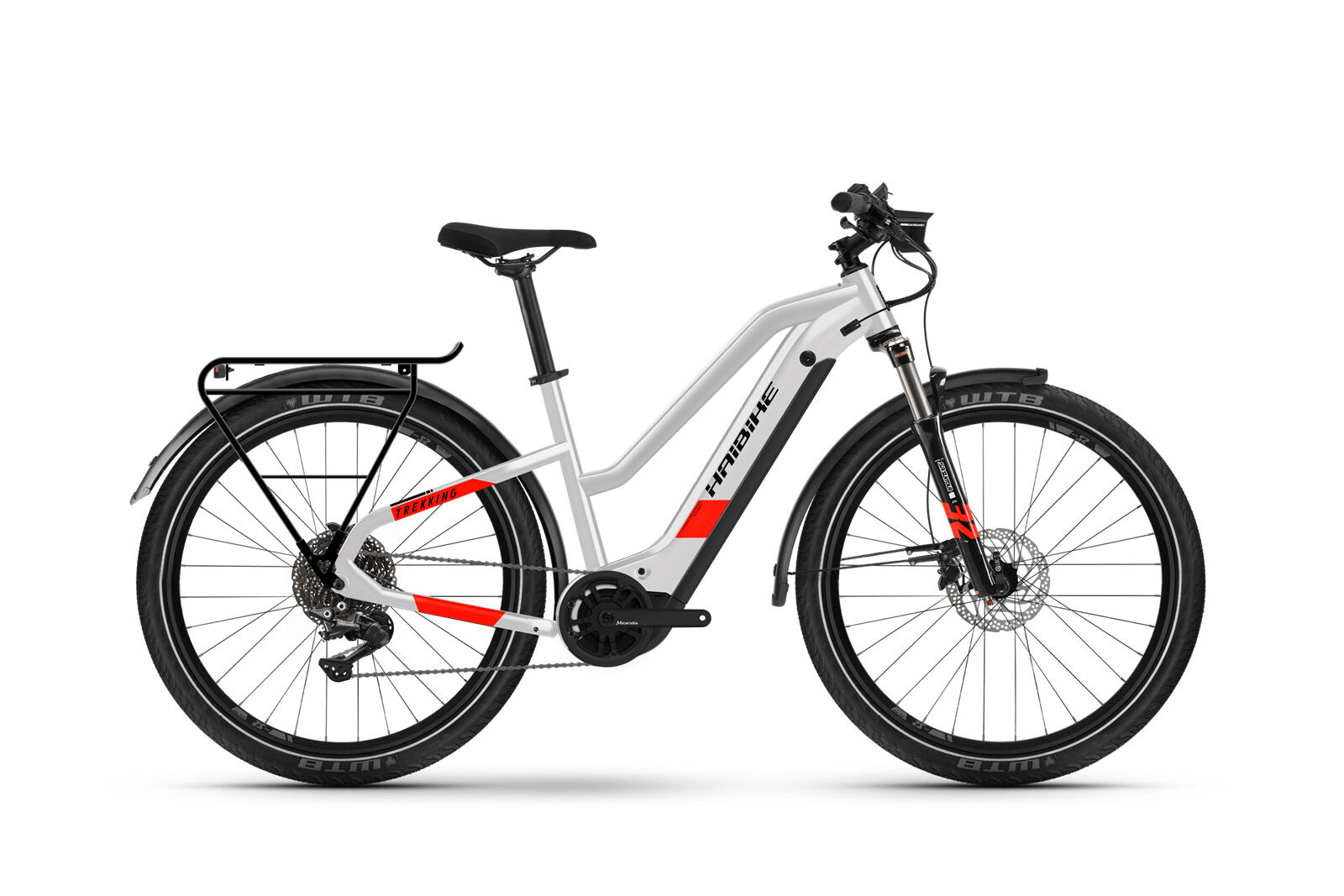 Haibike  Trekking 7  cool grey/red matte  2022 27,5" 630 Wh Trapez