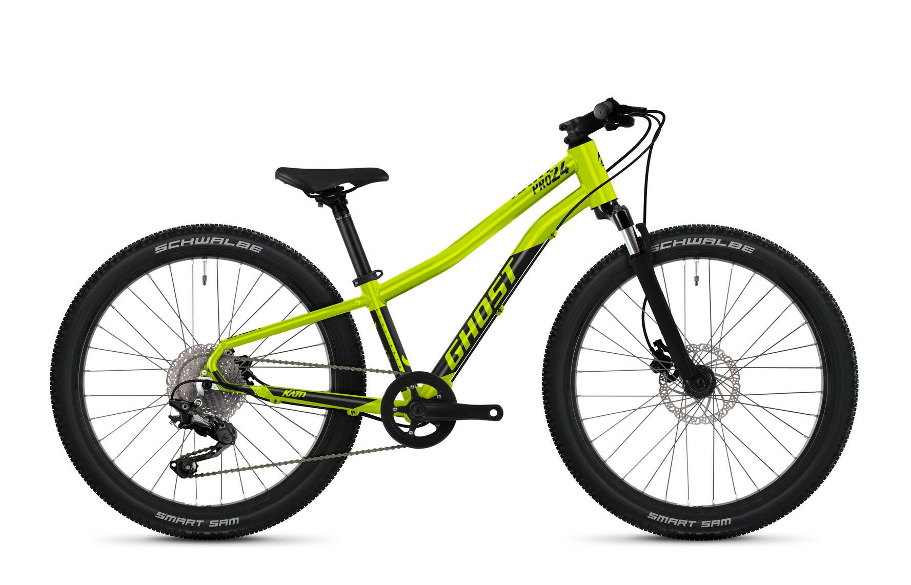 Ghost Kato 24 Pro candy lime green/black-glossy 2023 24" Diamant