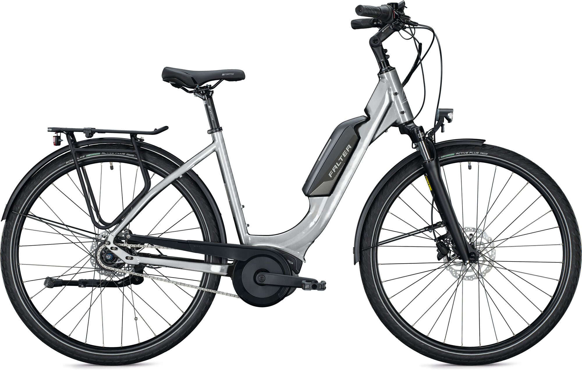 Falter  E 9.0 FL 400  titanium, glossy  2022 28" 400 Wh Wave