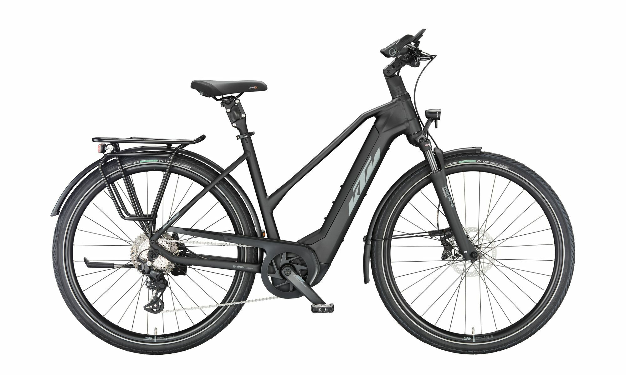 KTM MACINA STYLE 730 black matt (grey+orange) 2023 28" 750 Wh Trapez