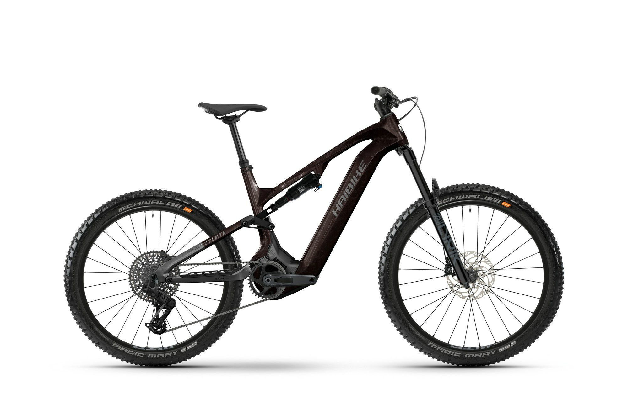 Haibike ALLMTN CF 9 black/platinum glänzend 800 Wh Diamant