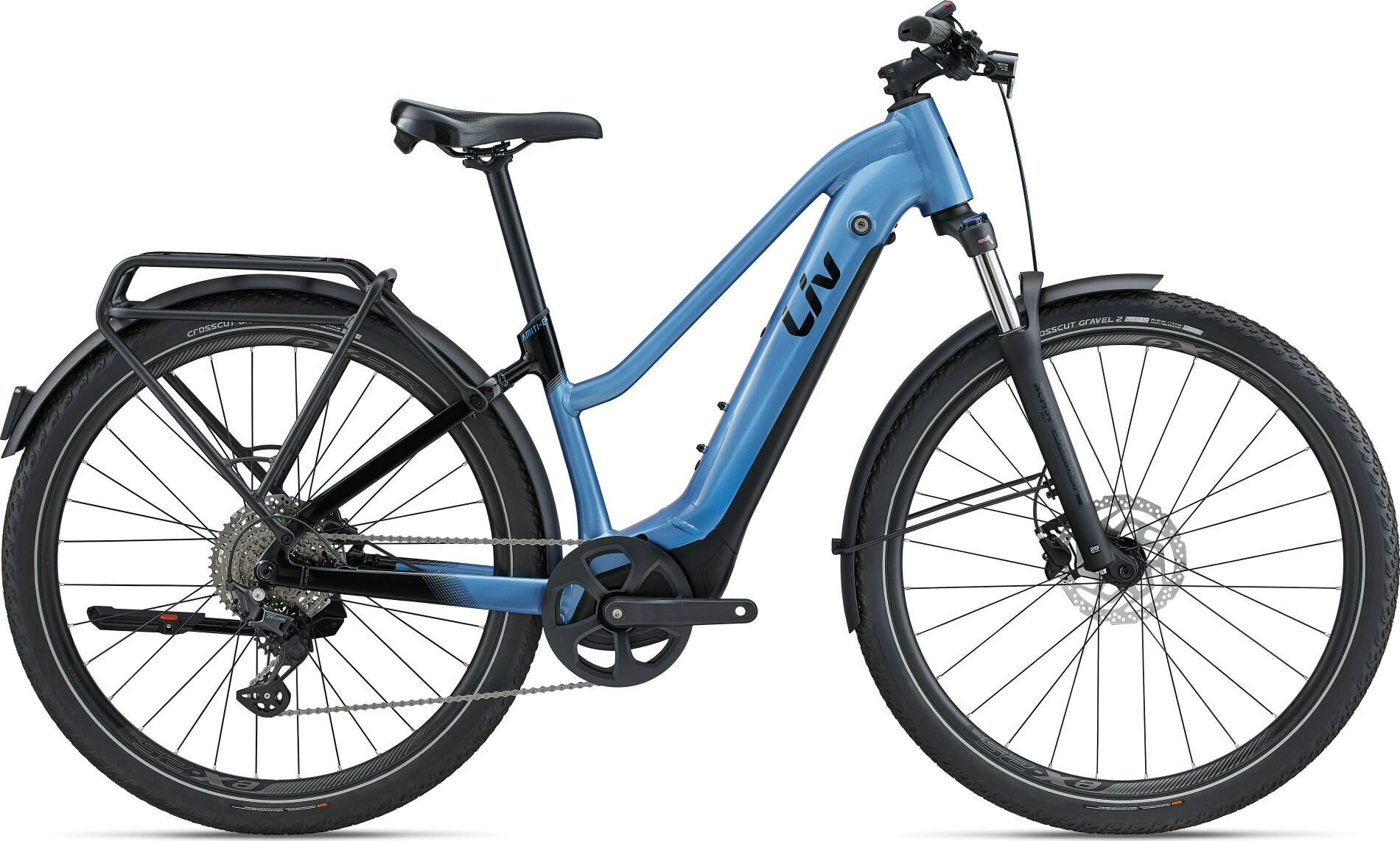 Liv Amiti-E+ 1 Estoril Blue 28" 625 Wh Trapez