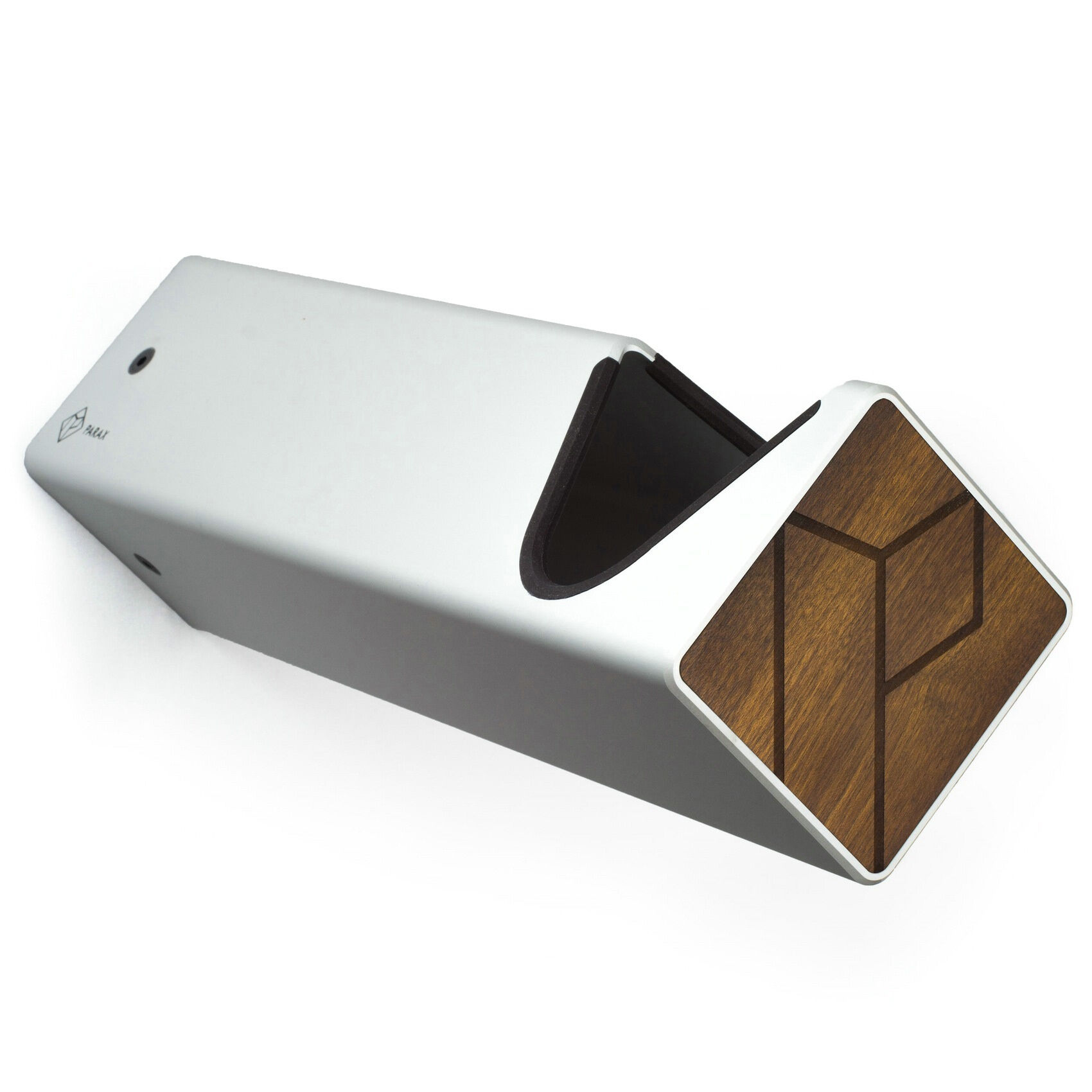 Parax D-RACK Fahrrad Wandhalterung Silber - Schwarz - Kebony