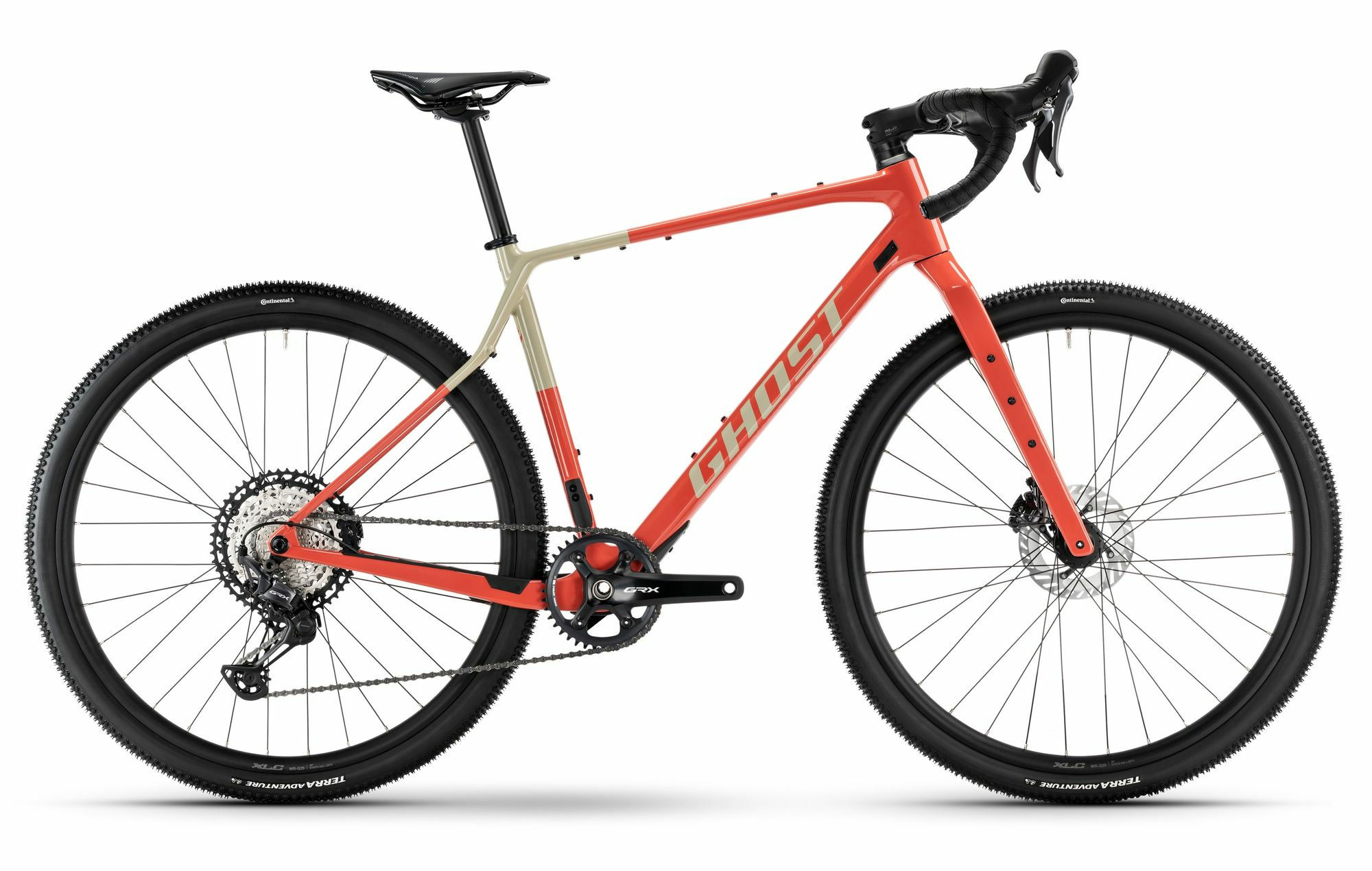 Ghost ASKET CF PRO - 28" - passion flame/sandy beige glänzend