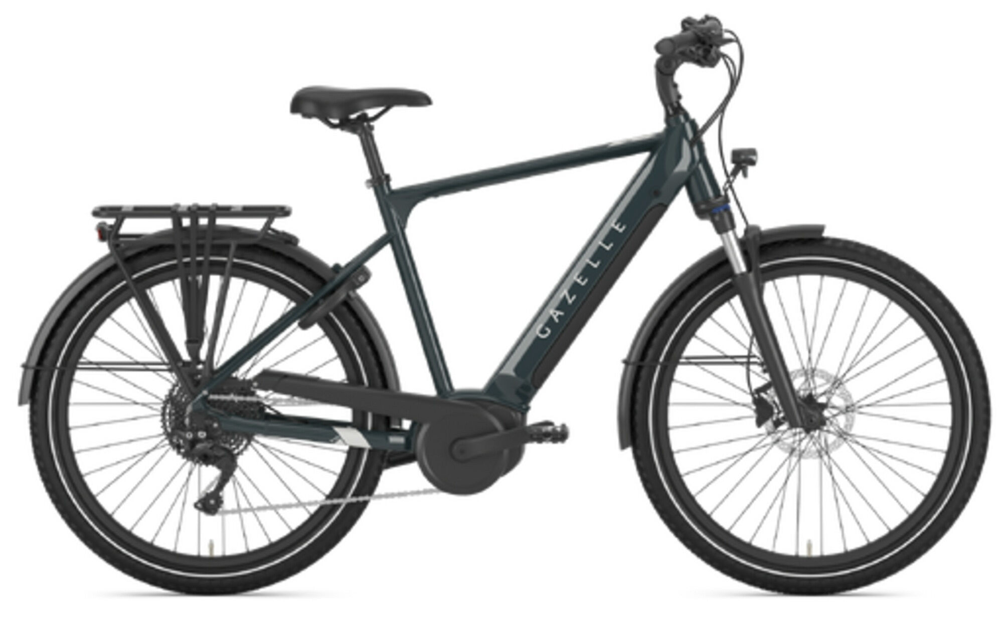 Gazelle Medeo T10 HMB pine green gloss 27;5" 500 Wh Diamant 55 cm