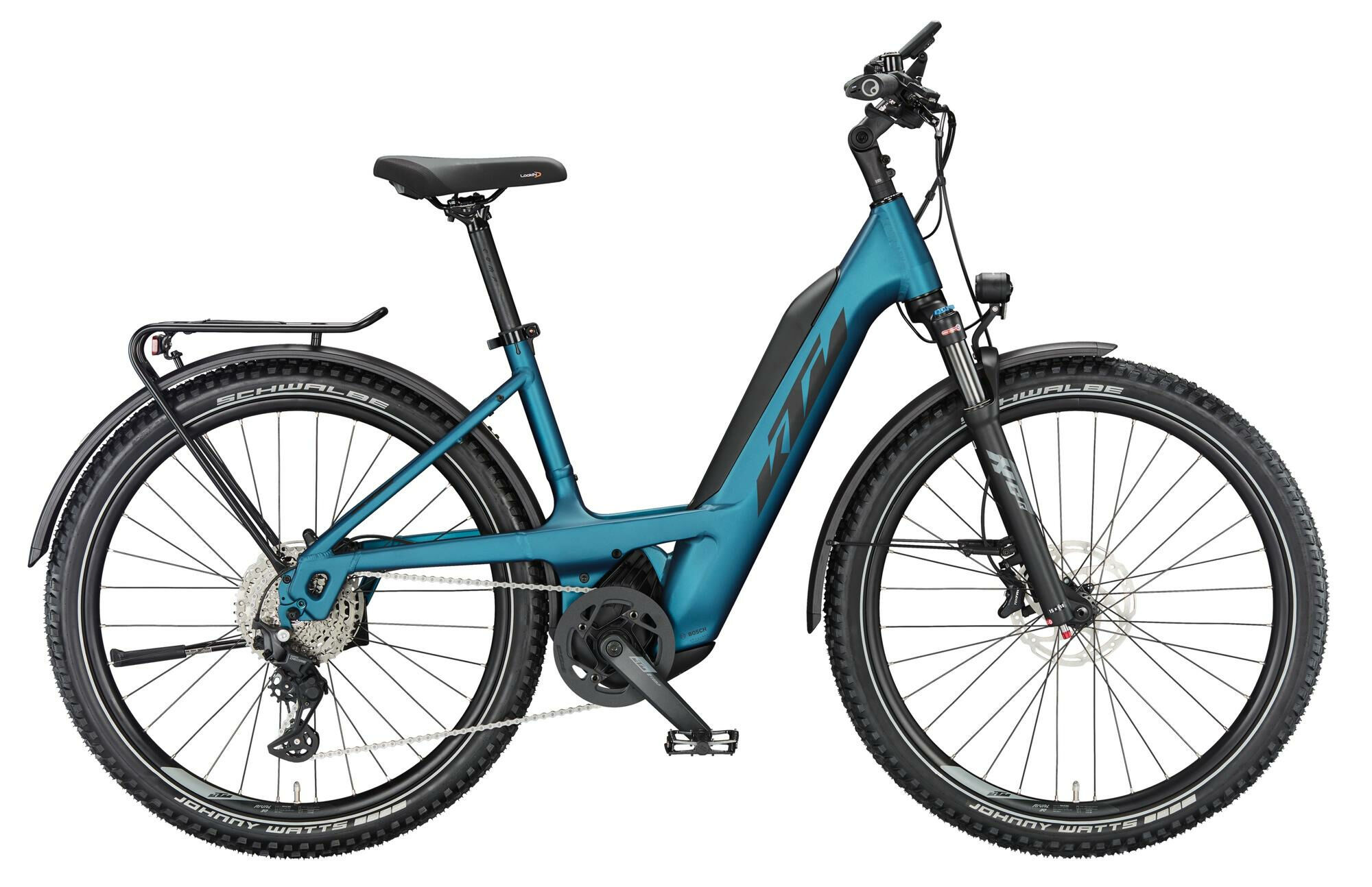 KTM MACINA AERA 671 LFC - 27;5" 625 Wh - vital blue matt (black+orange) 43 cm
