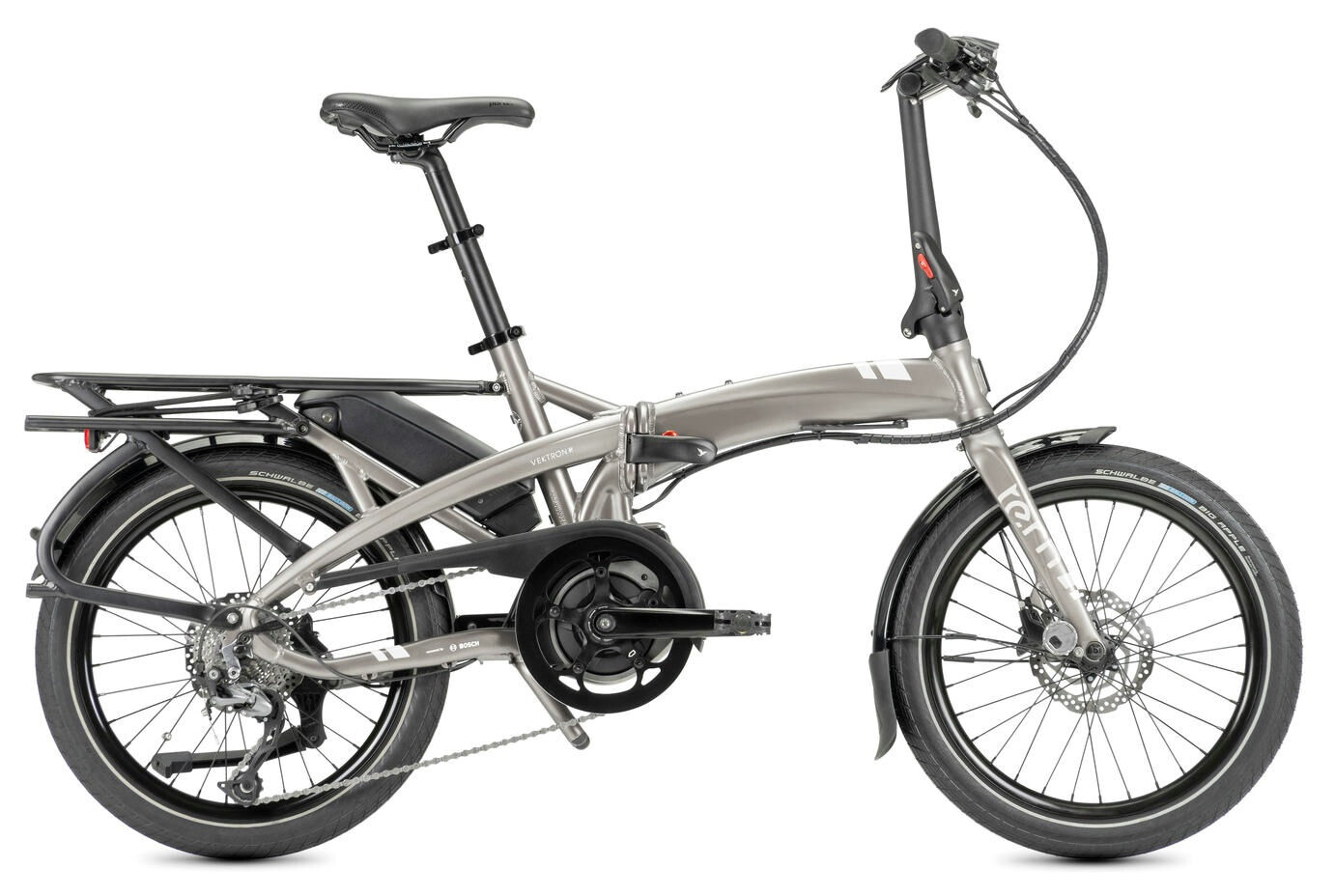 Tern VEKTRON Q9 - 20" 400 Wh - satin metallic silver/silver