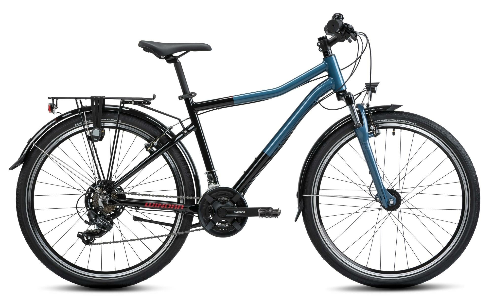 Winora Dash 26 Black/Modernblue 26" Diamant