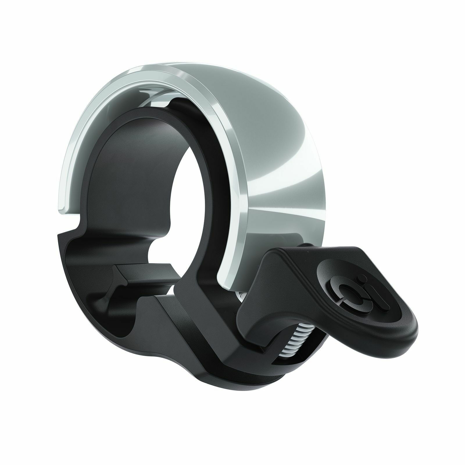 Knog Oi Classic Small Fahrradklingel Black/Silver Polished