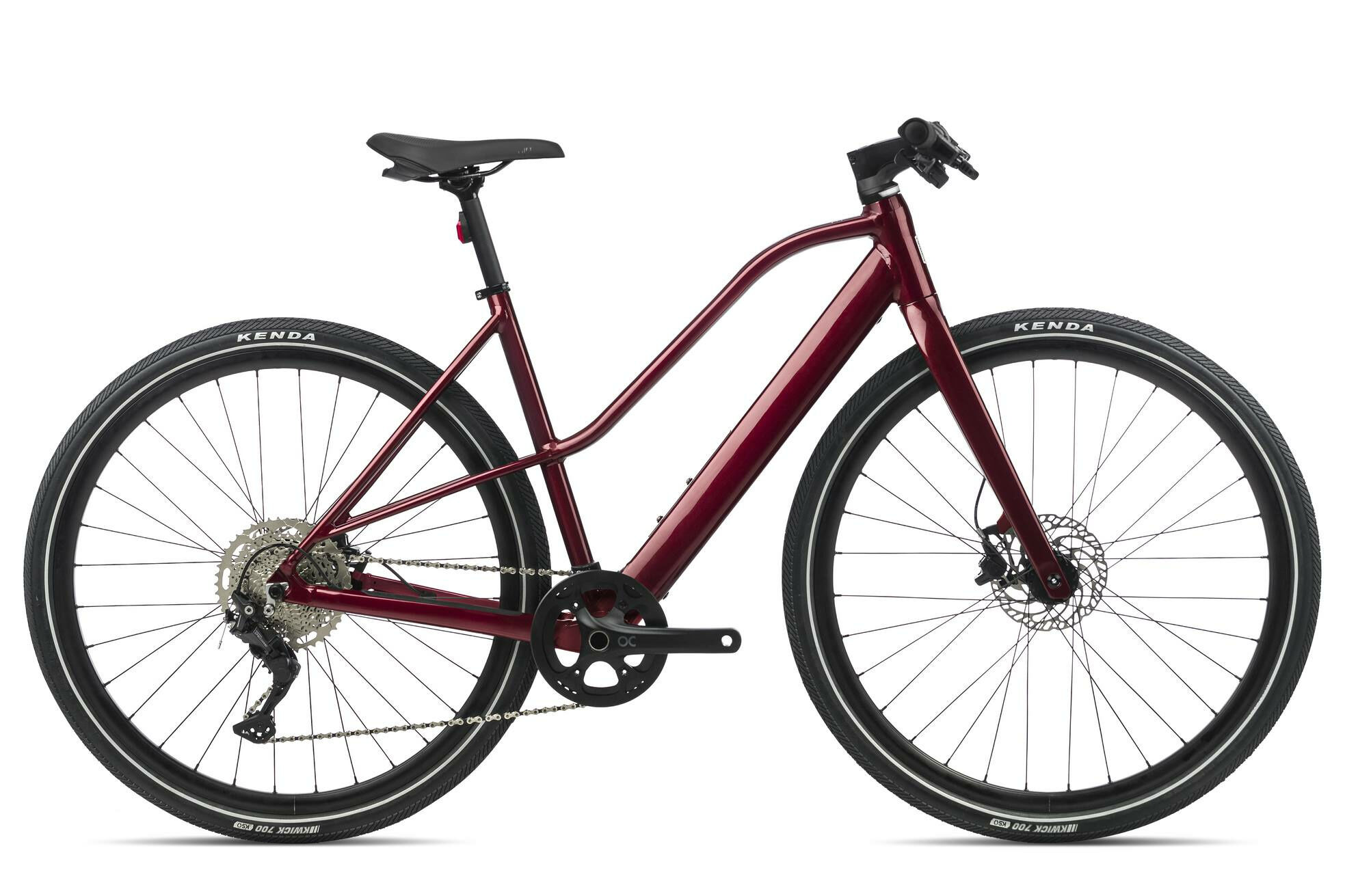 Orbea VIBE MID H30 Metallic Dark Red (Gloss) 28" 248 Wh Trapez M
