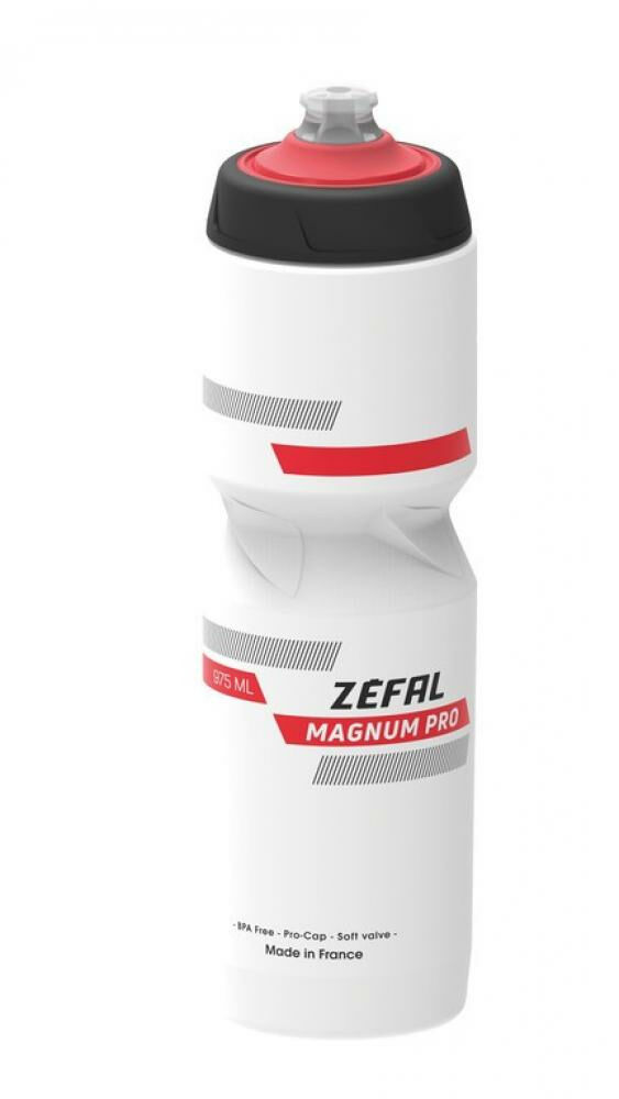 Zéfal MAGNUM PRO Trinkflasche Weiß/Rot/Schwarz