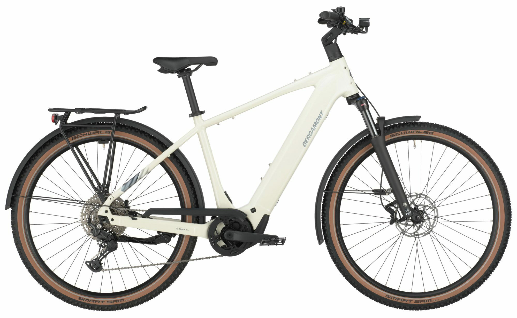 Bergamont E-Horizon SUV 30 Off White - 600 Wh - 28 Zoll - Diamant (2025)