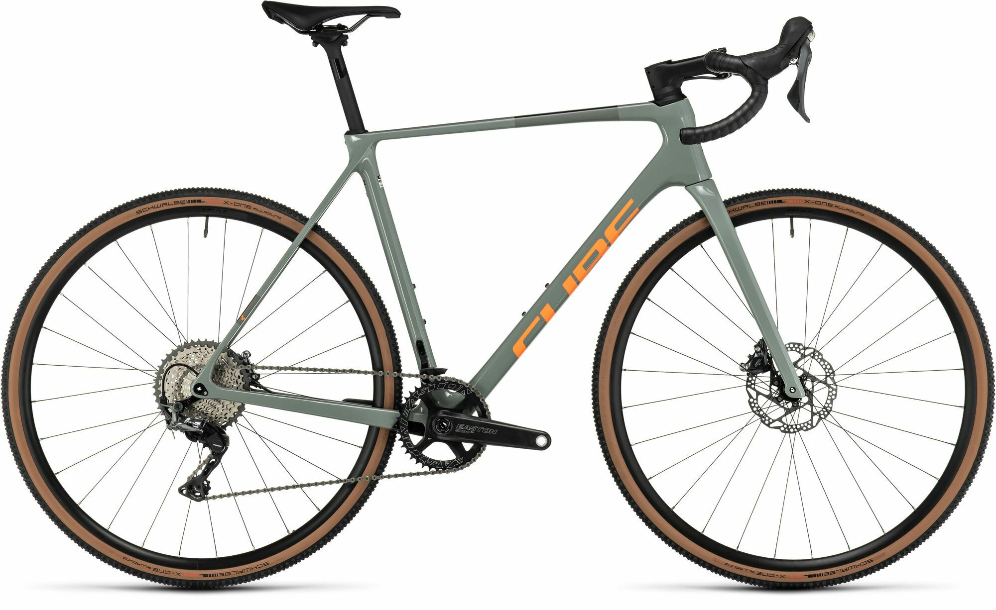 Cube Cross Race C:62 Pro swampgrey´n´orange 2024 28" Diamant