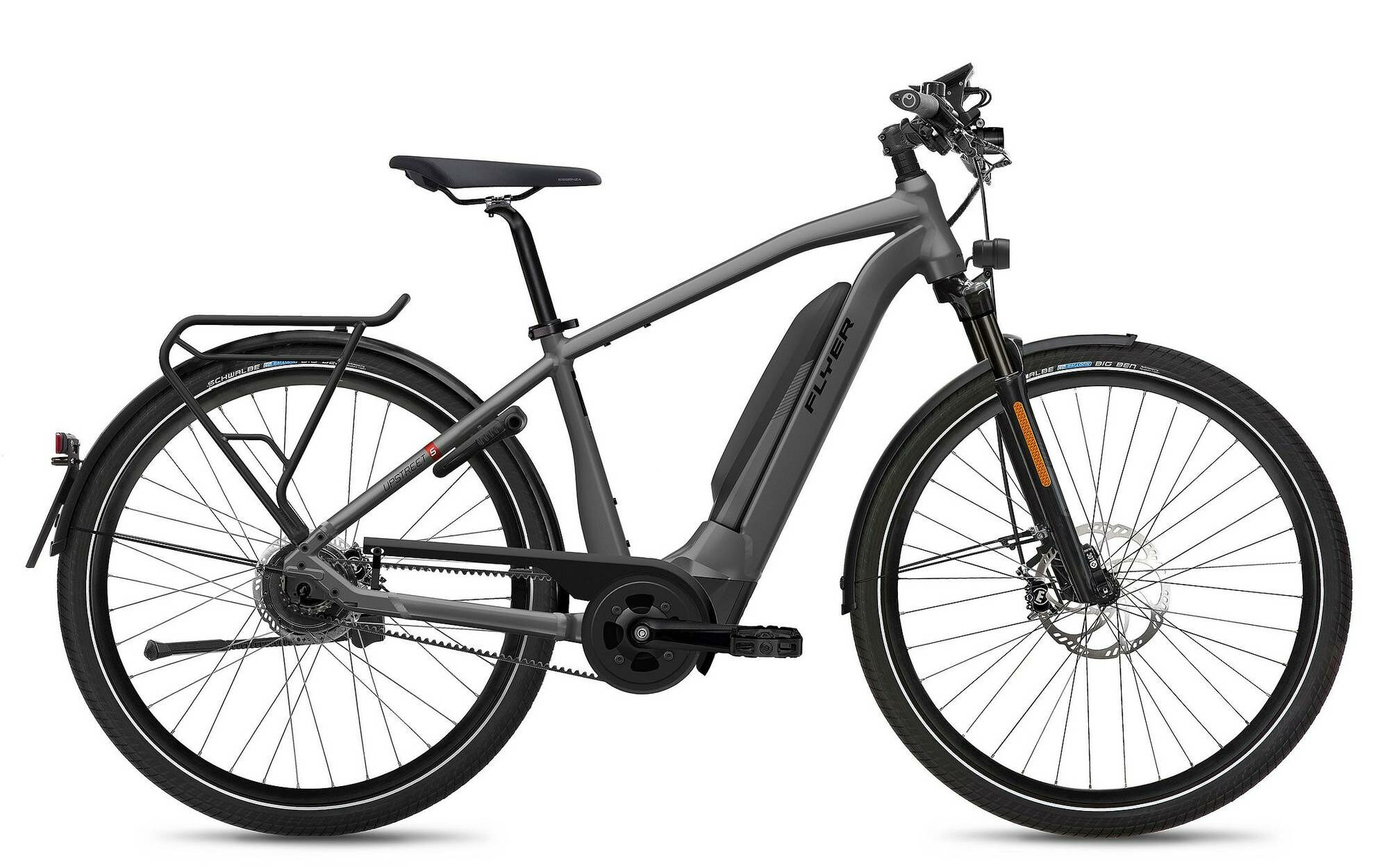 Flyer Upstreet5 7.10 Gent Anthracite Gloss 2021 28" 750 Wh Diamant