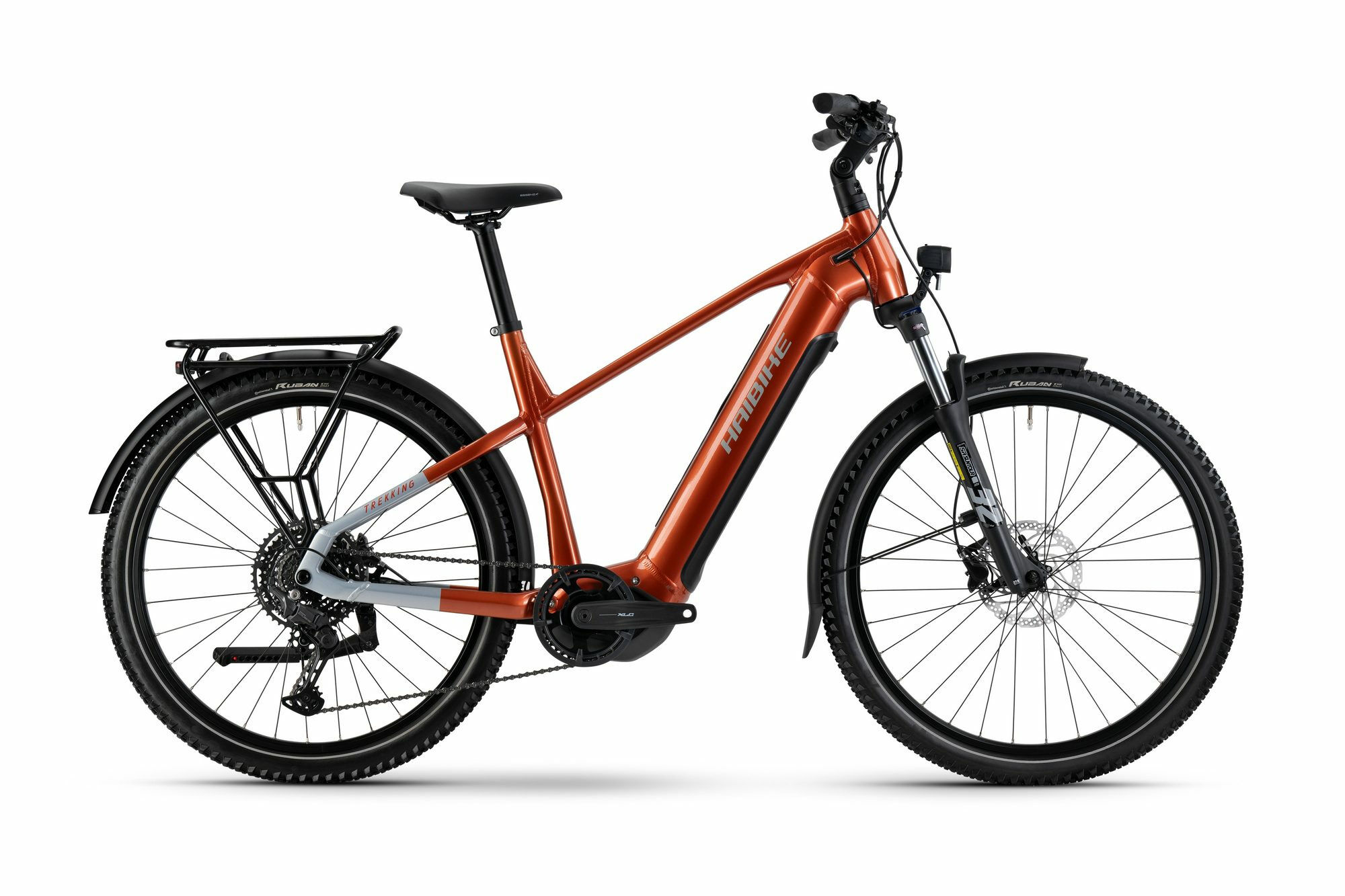 Haibike TREKKING 4 orange/silver glänzend 27;5" 720 Wh Diamant S
