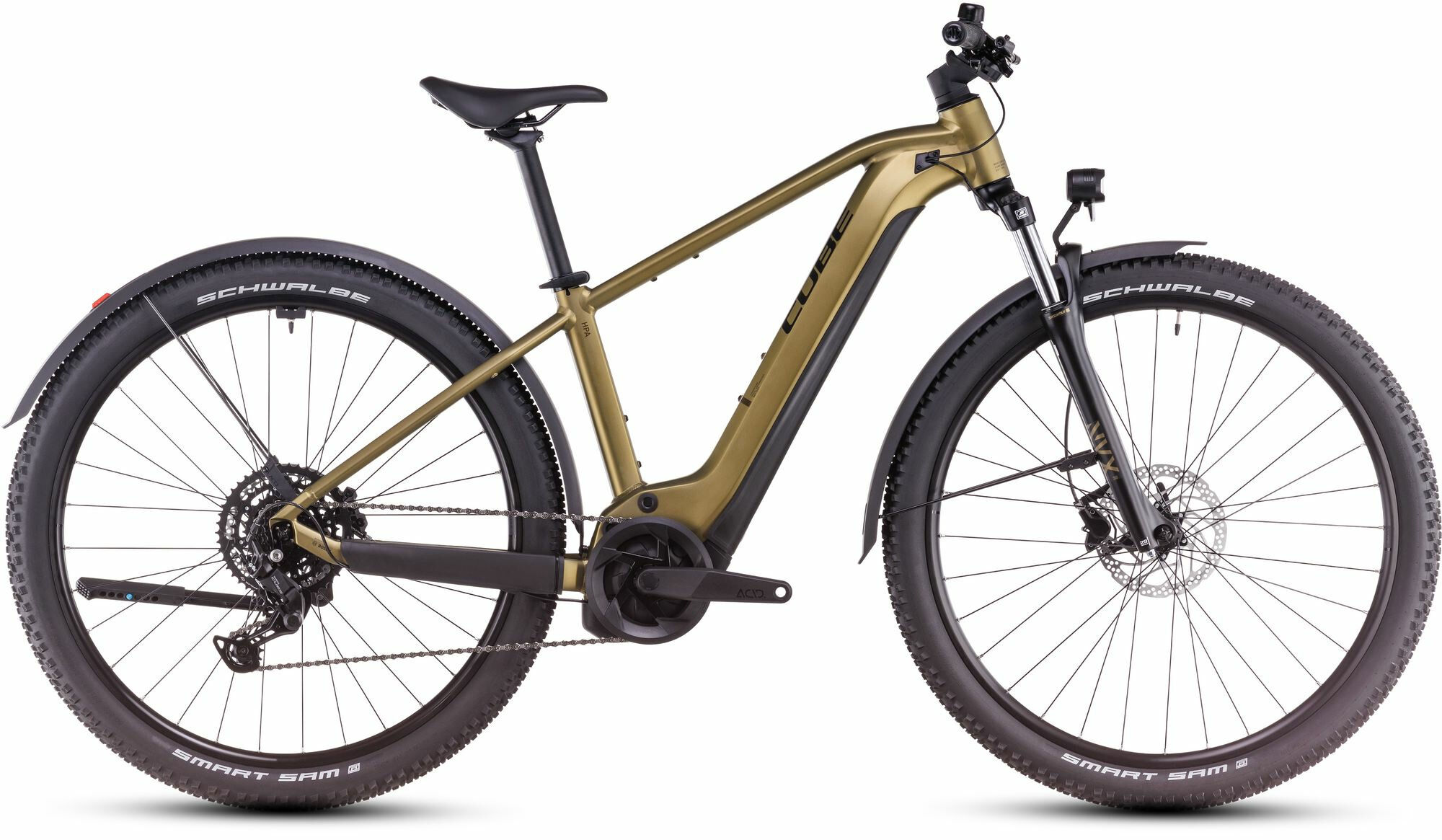 Cube Reaction Hybrid Performance 625 Allroad goldenlime´n´black 27,5" 625 Wh Diamant
