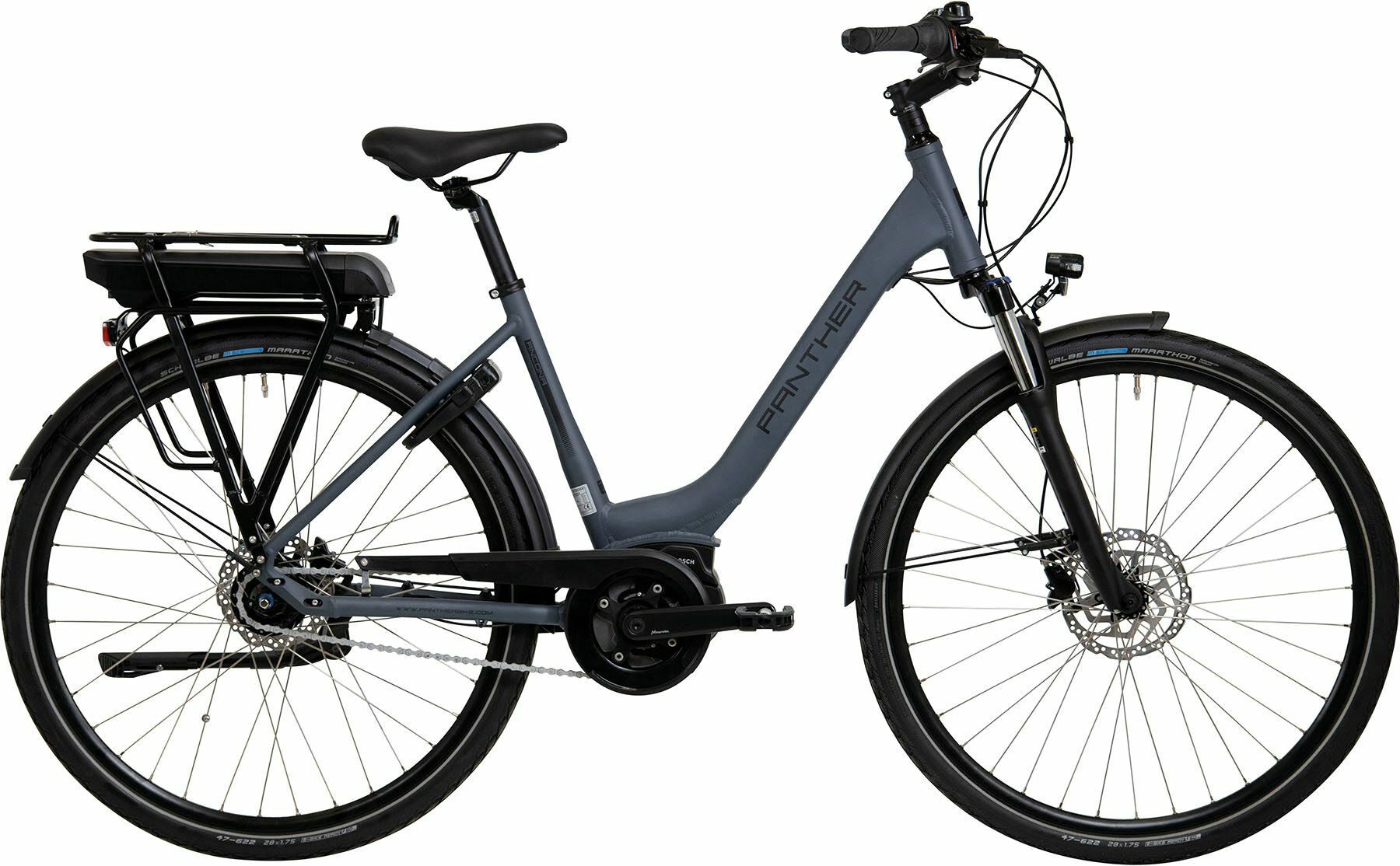 Panther Maruka 1.0 Anthrazit Matt - 400 Wh - 28 Zoll - Wave