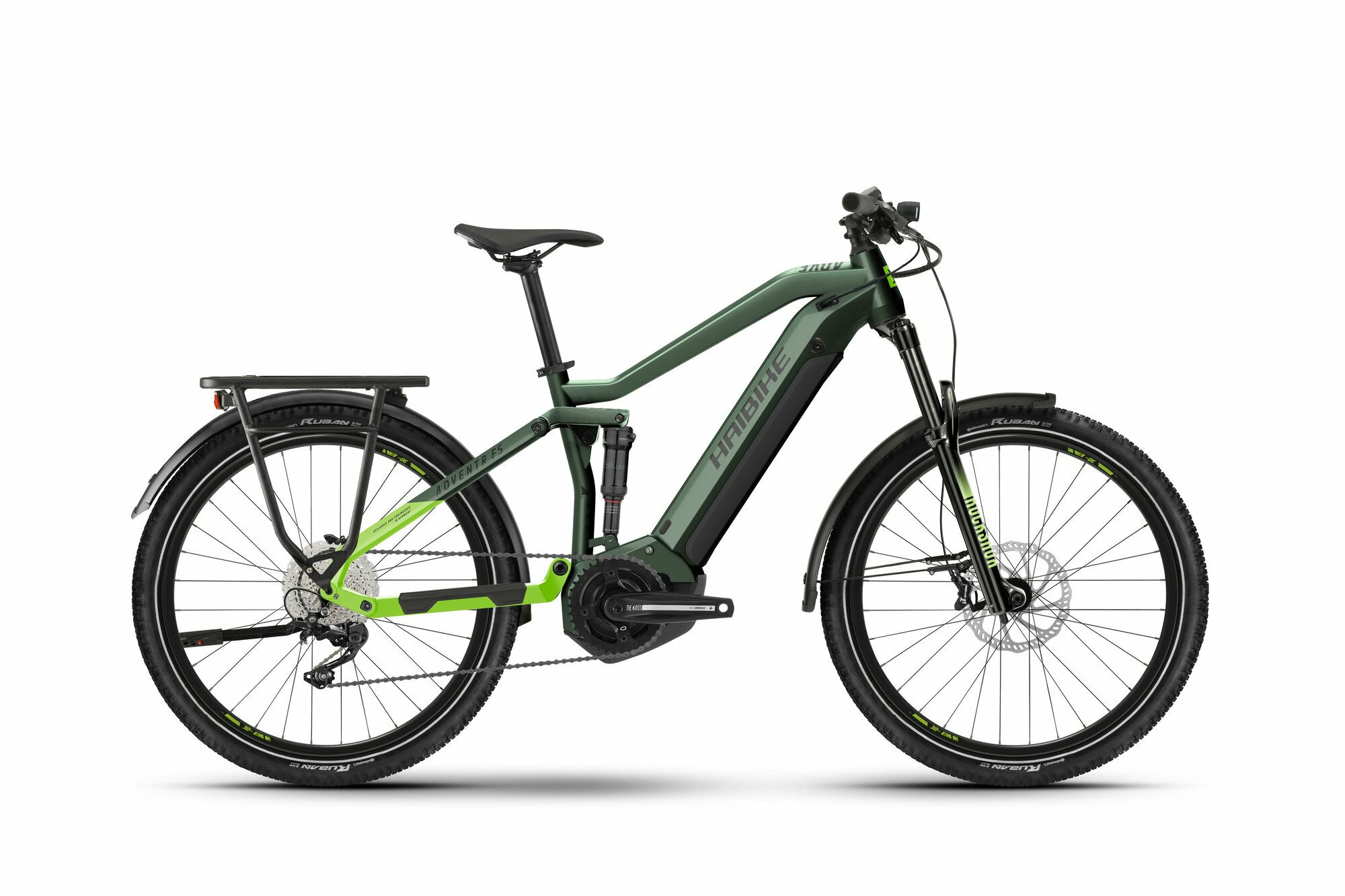 Haibike  Adventr FS 8  gloss metal green apple/black  2022 27,5" 630 Wh Diamant