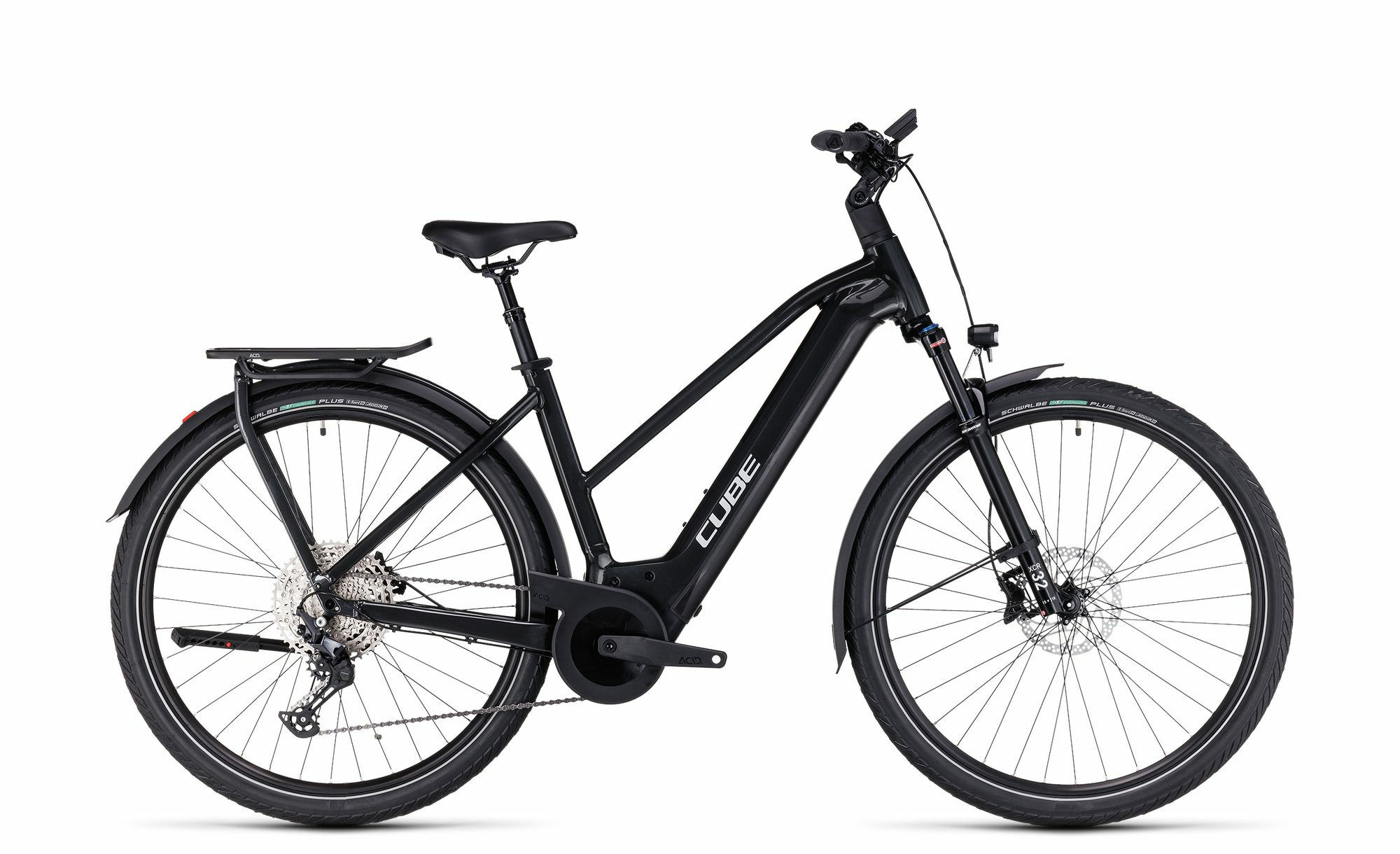 Cube KATHMANDU HYBRID EXC 750 grey ́n ́silver 28" 750 Wh Trapez M