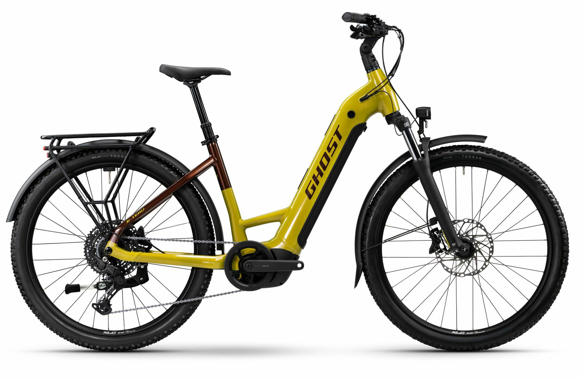 Ghost E-TERU UNIVERSAL EQ LOW harvest yellow/cocoa brown glänzend 27;5" 600 Wh W... M