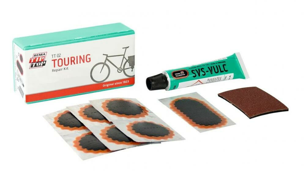 Rema Tip Top TT02 Fahrrad-Flickzeugset - Reparaturset für Fahrradschläuche mit 6...