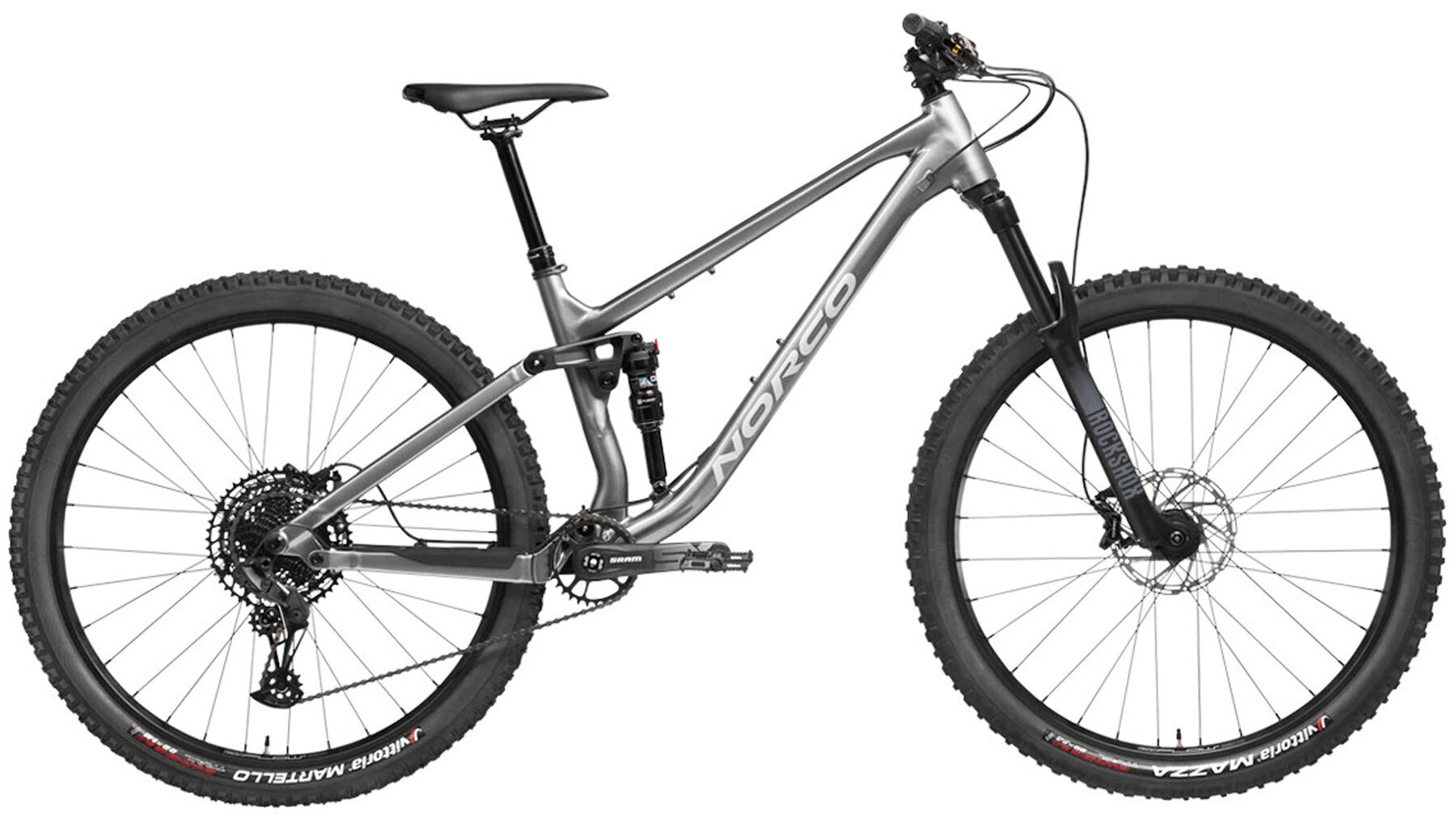 *Bundle* Norco Fluid FS A3 Grey/Silver 29" Diamant