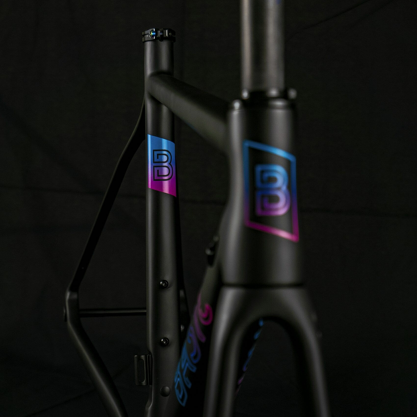Basic Bikes Carbon Rahmenset Road Black  Diamant