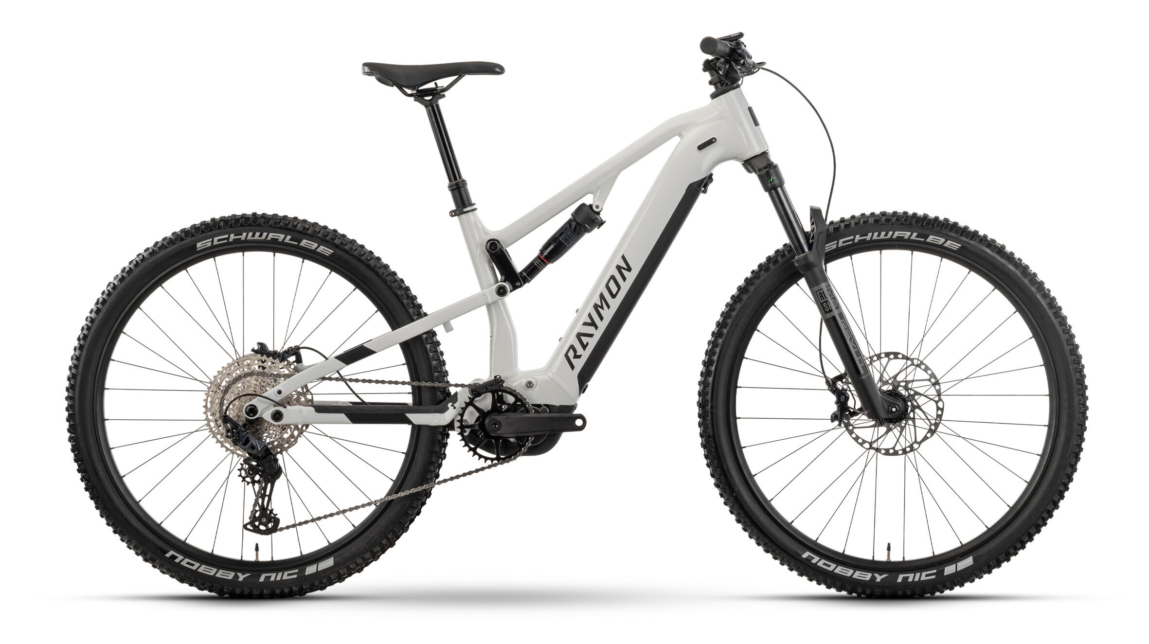 Raymon TRAILRAY 120 ULTRA Bianco / Black / Silver 29" 800 Wh Diamant L