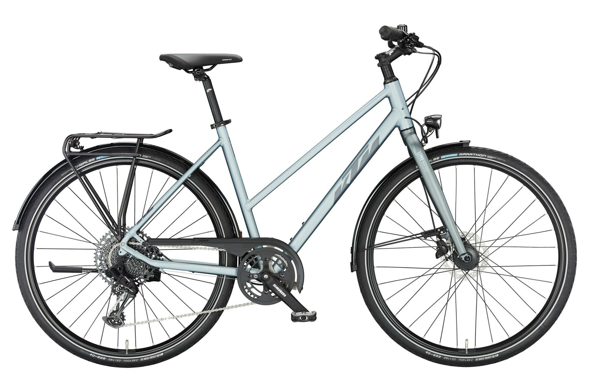 KTM LIFE LITE TRAPEZ - 28" - azzuro silver matt (grey)