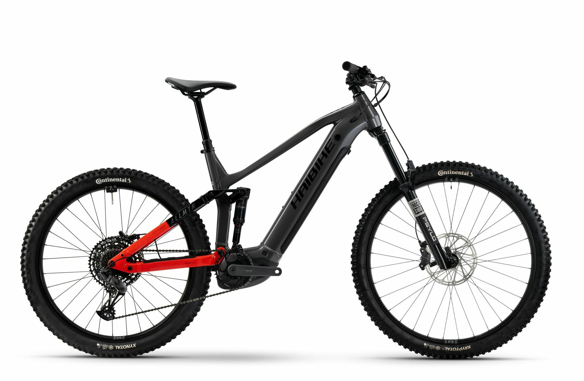 Haibike ALLMTN 4 silver/red/black glänzend 29"/27;5" 800 Wh Diamant L