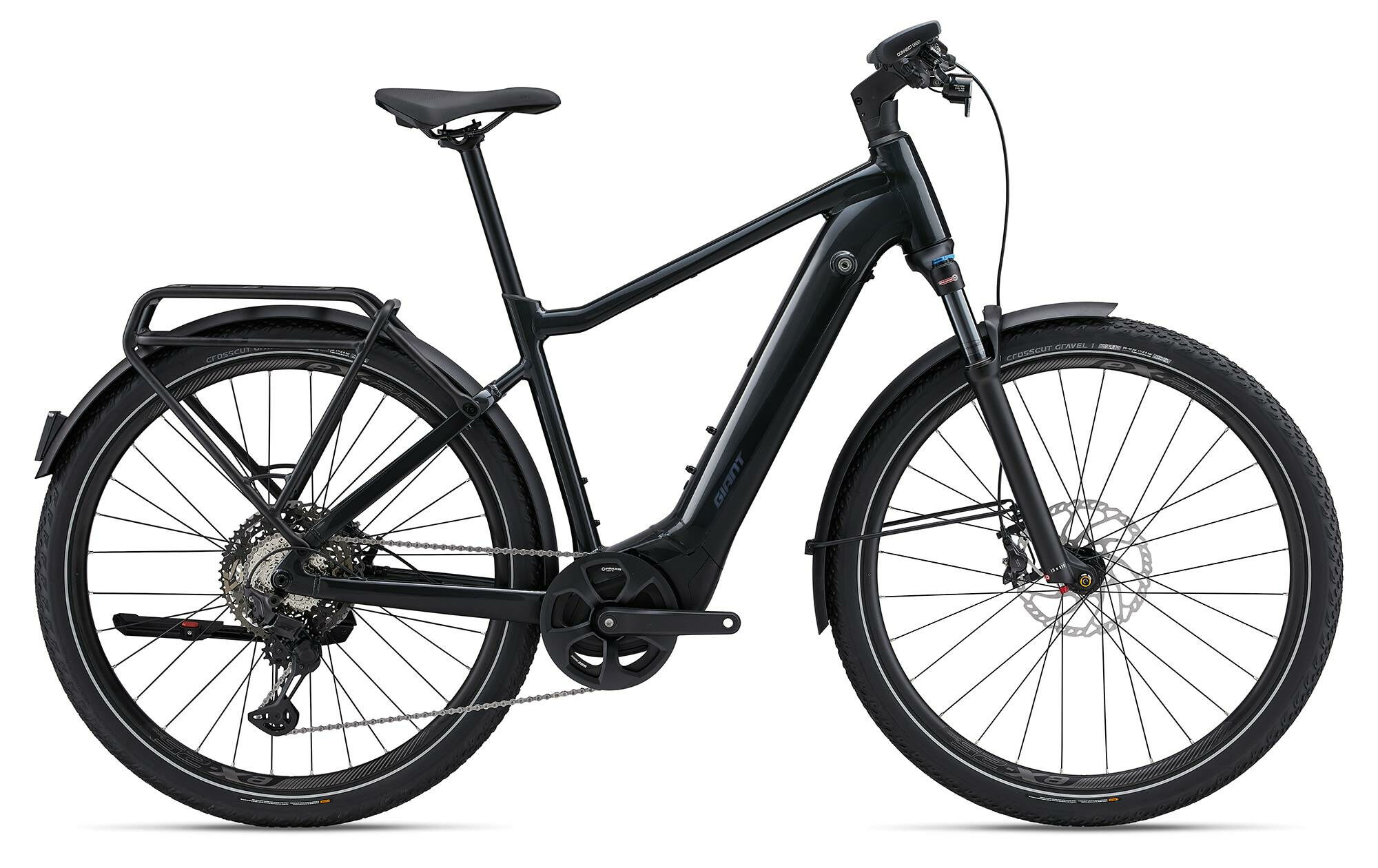 Giant Explore E+ Pro 0 Gts - 28" 800 Wh - Gunmetal Black/black Gloss-matt