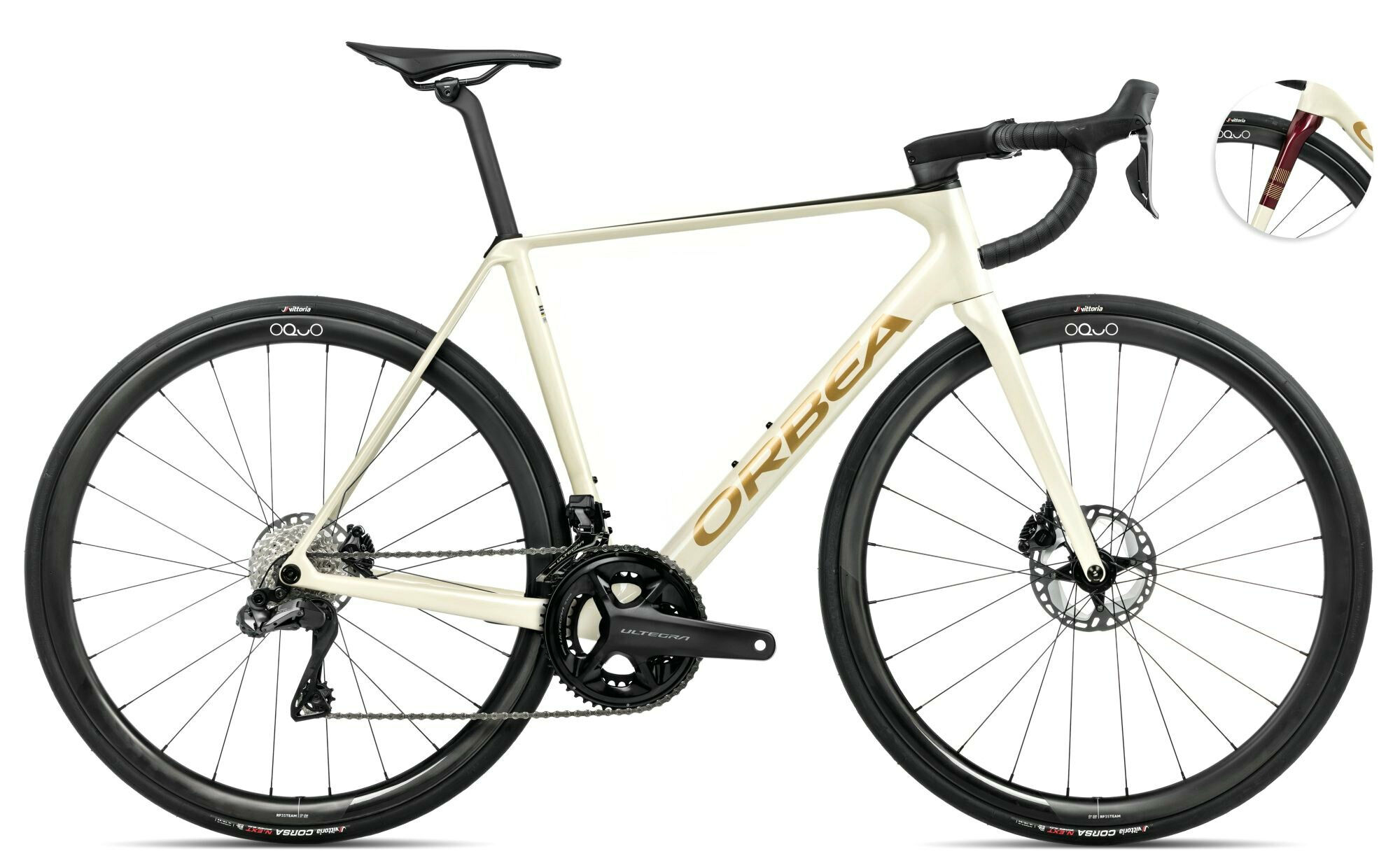 Orbea ORCA M20iTEAM Ivory White-Burgundy (Gloss)-Vulcano (Matt) 28" Diamant 55 cm