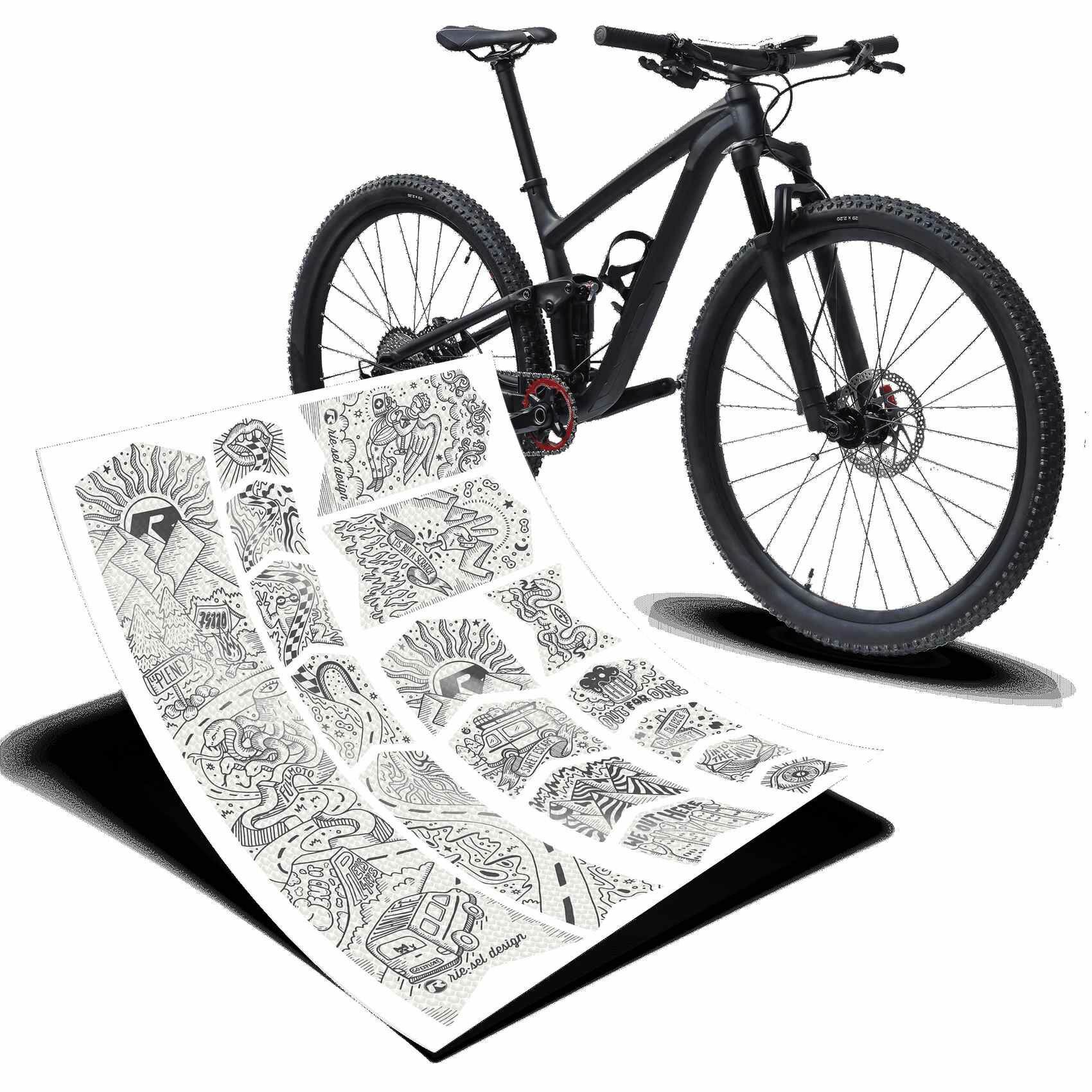 Rie:sel design Frame:TAPE 3000 Rahmenschutz Vanlife Silver