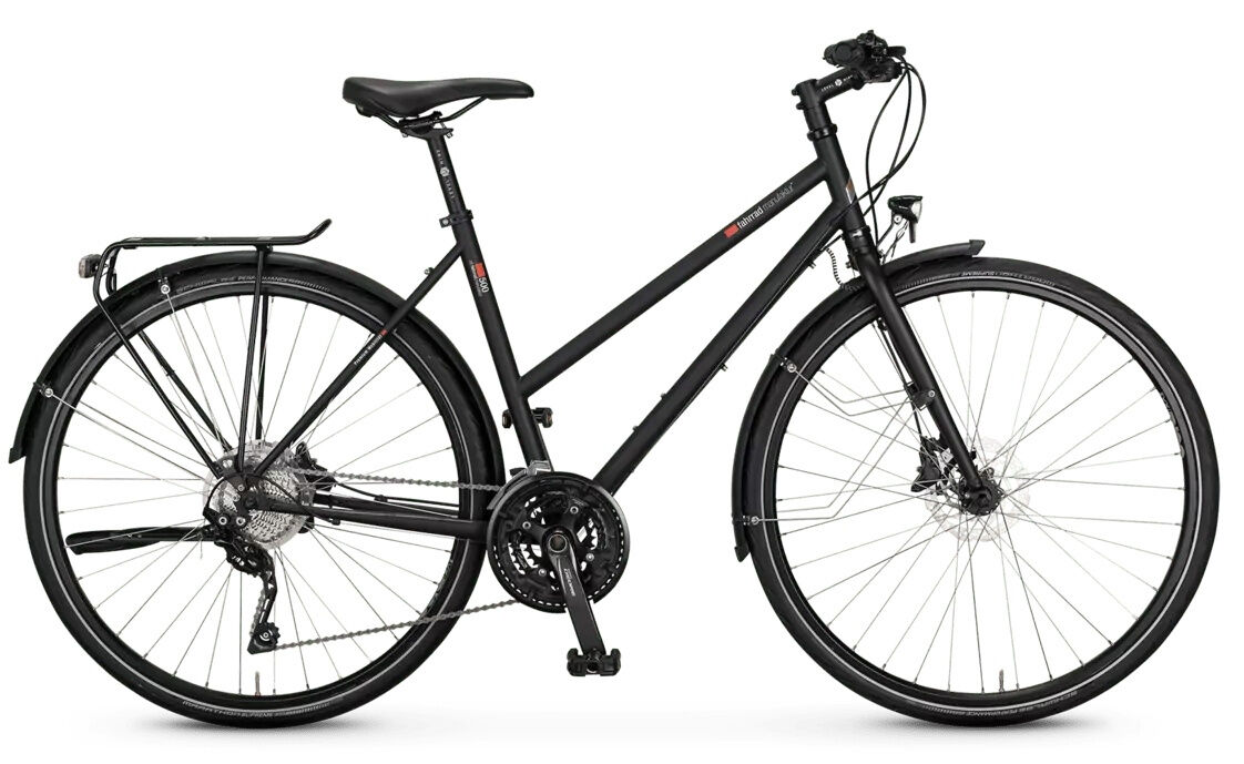 VSF Fahrradmanufaktur T-500 Deore ebony matt 2023 28" Trapez