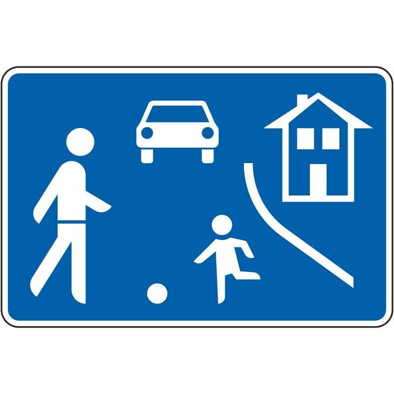 Verkehrszeichen 325.1 – Verkehrsberuhigter Bereich