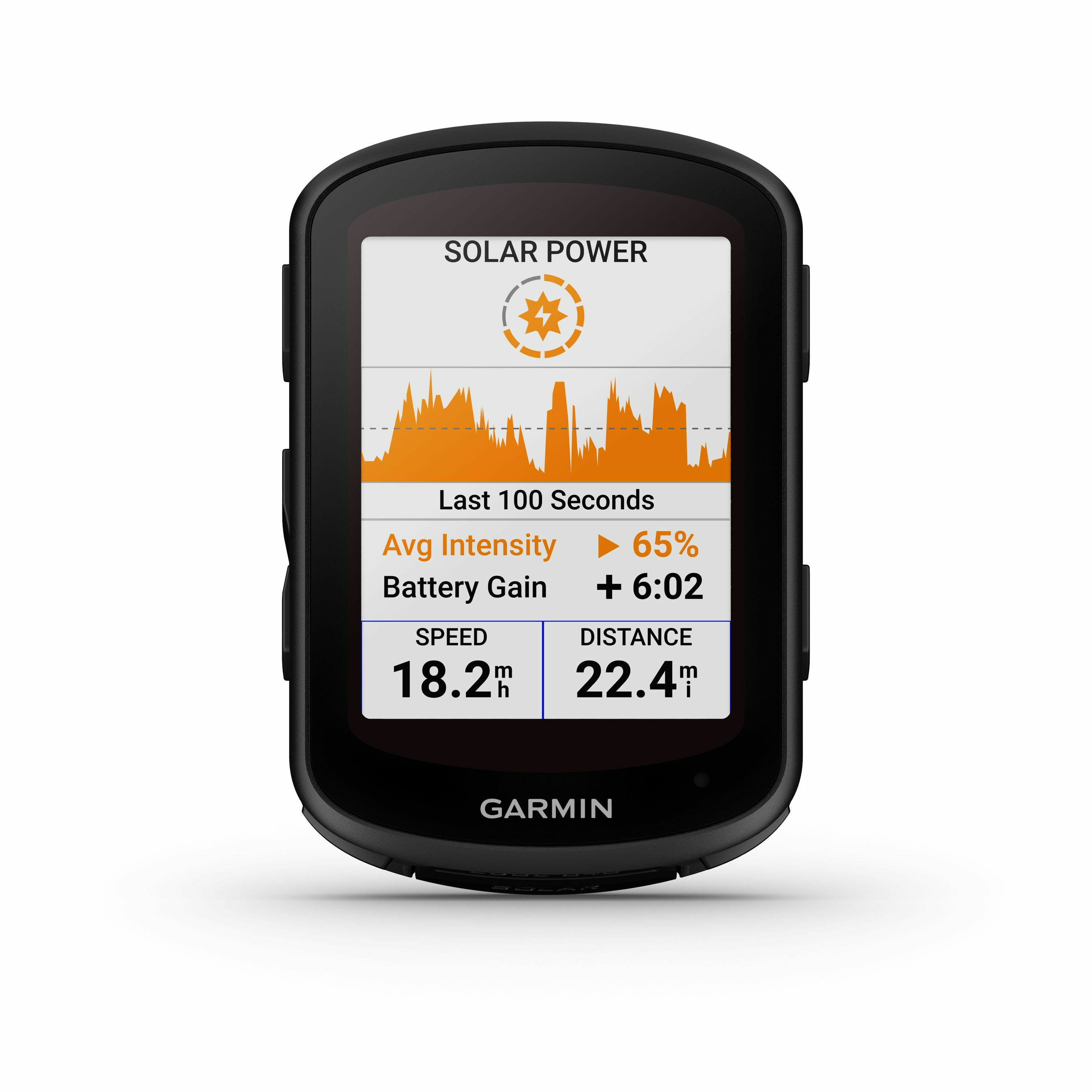 Garmin Edge 840 Solar GPS Fahrradcomputer Grau/Schwarz