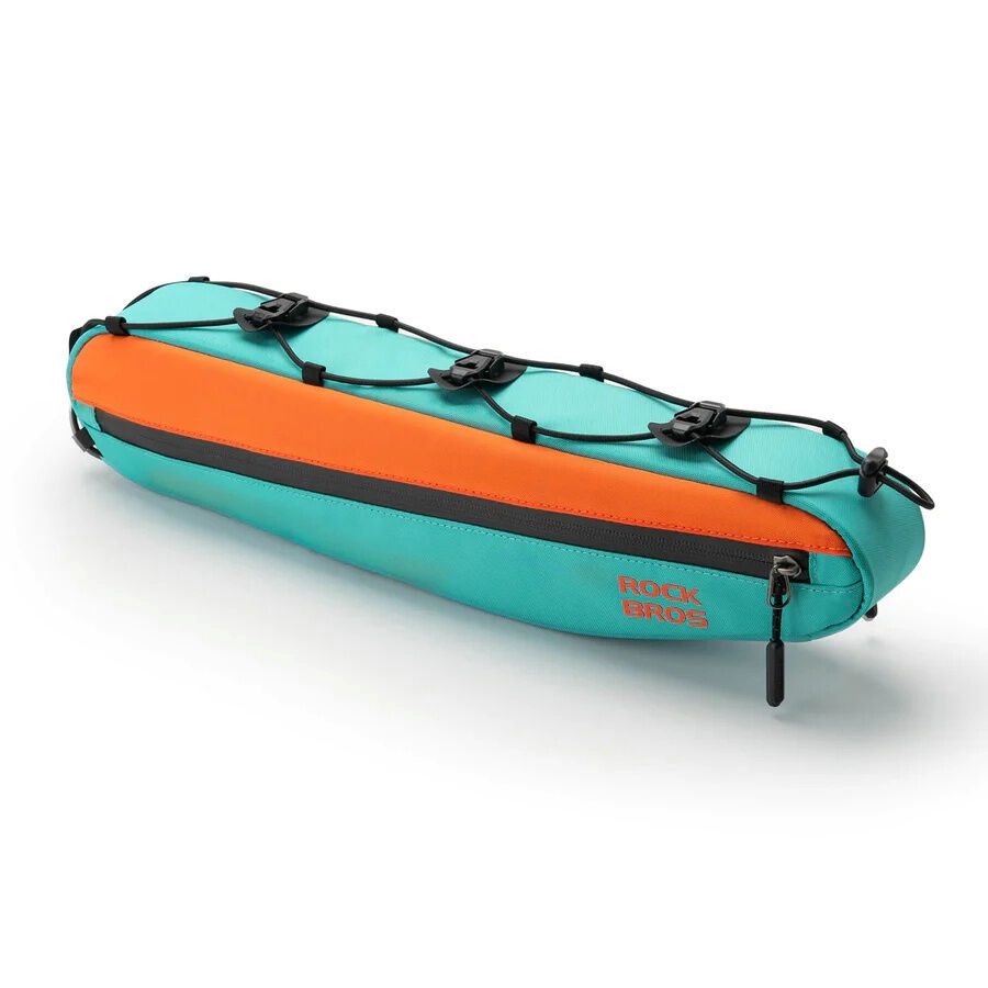Rockbros 79 Bike Frame Bag Blau - Orange