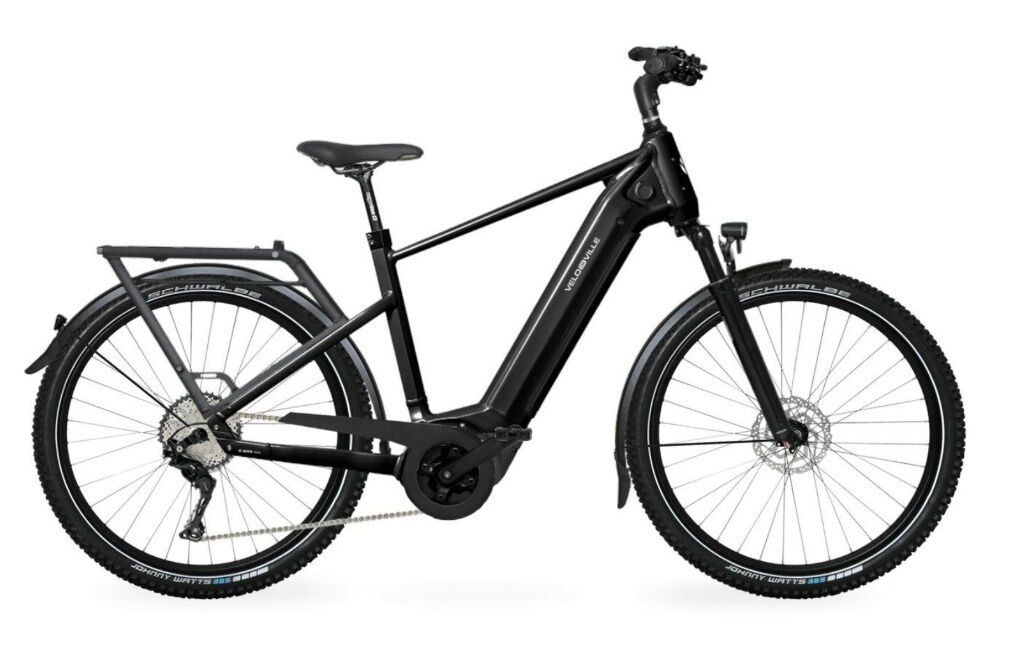 Velo de Ville SEB 890 Deep Black Glanz 27,5" 625 Wh Diamant