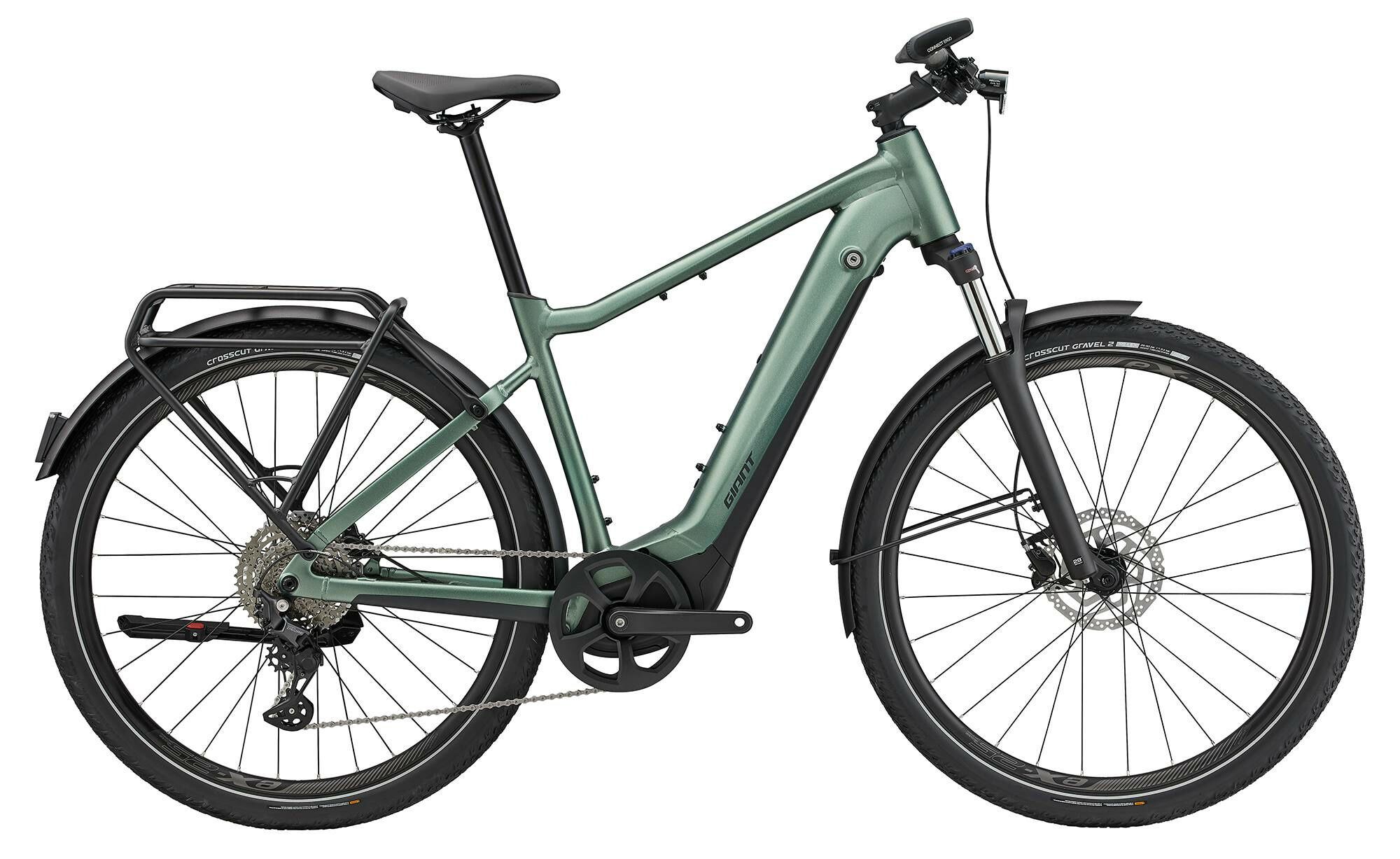 Giant Explore E+ 1 GTS Misty Forest/Black Satin-Matt 28" 625 Wh Diamant