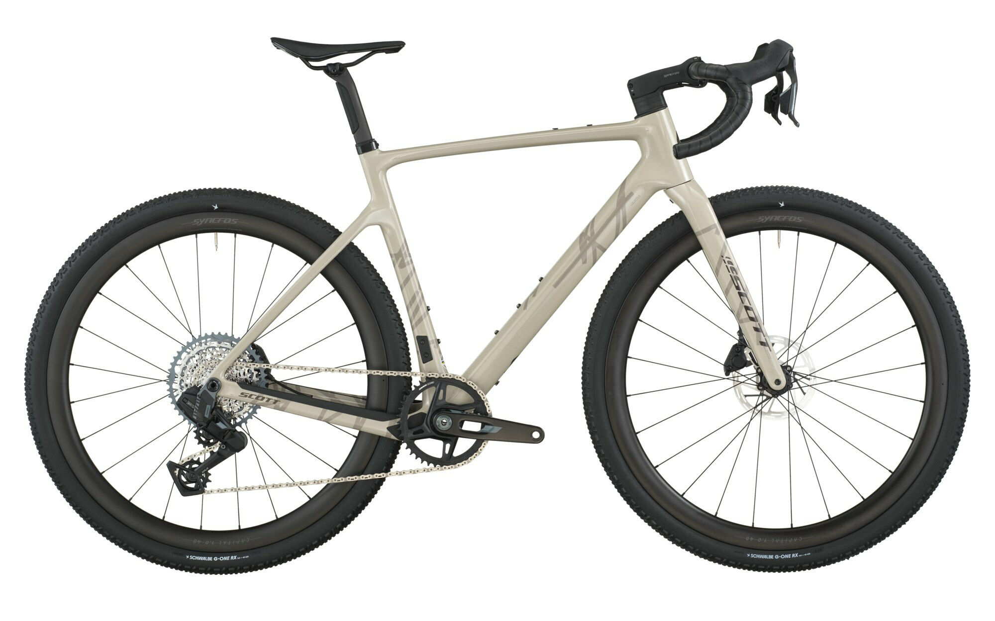 Scott ADDICT GRAVEL 20 taupe beige 28" Diamant L