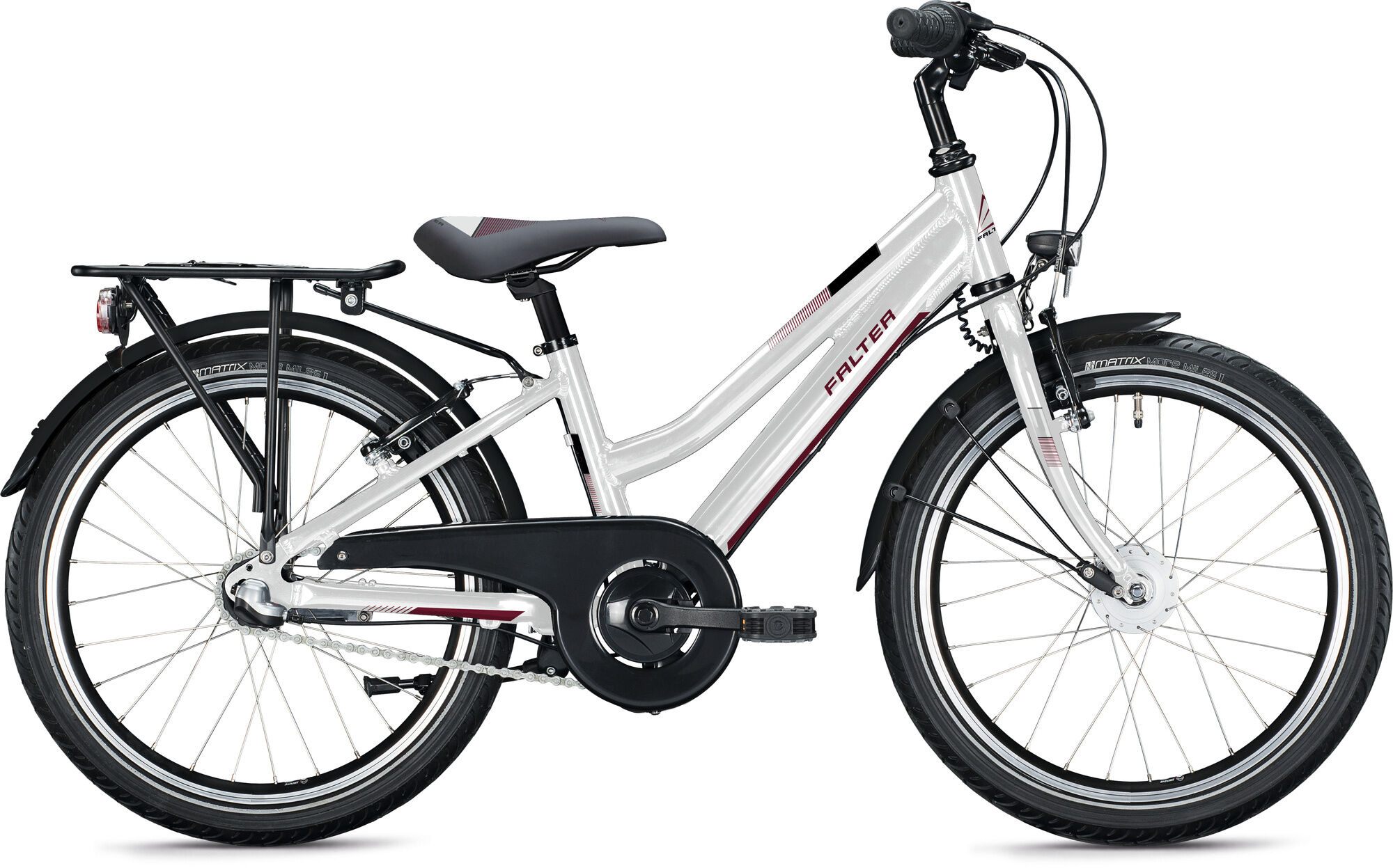 Falter  FX 203 ND  white/berry, glossy  2022 20" Trapez