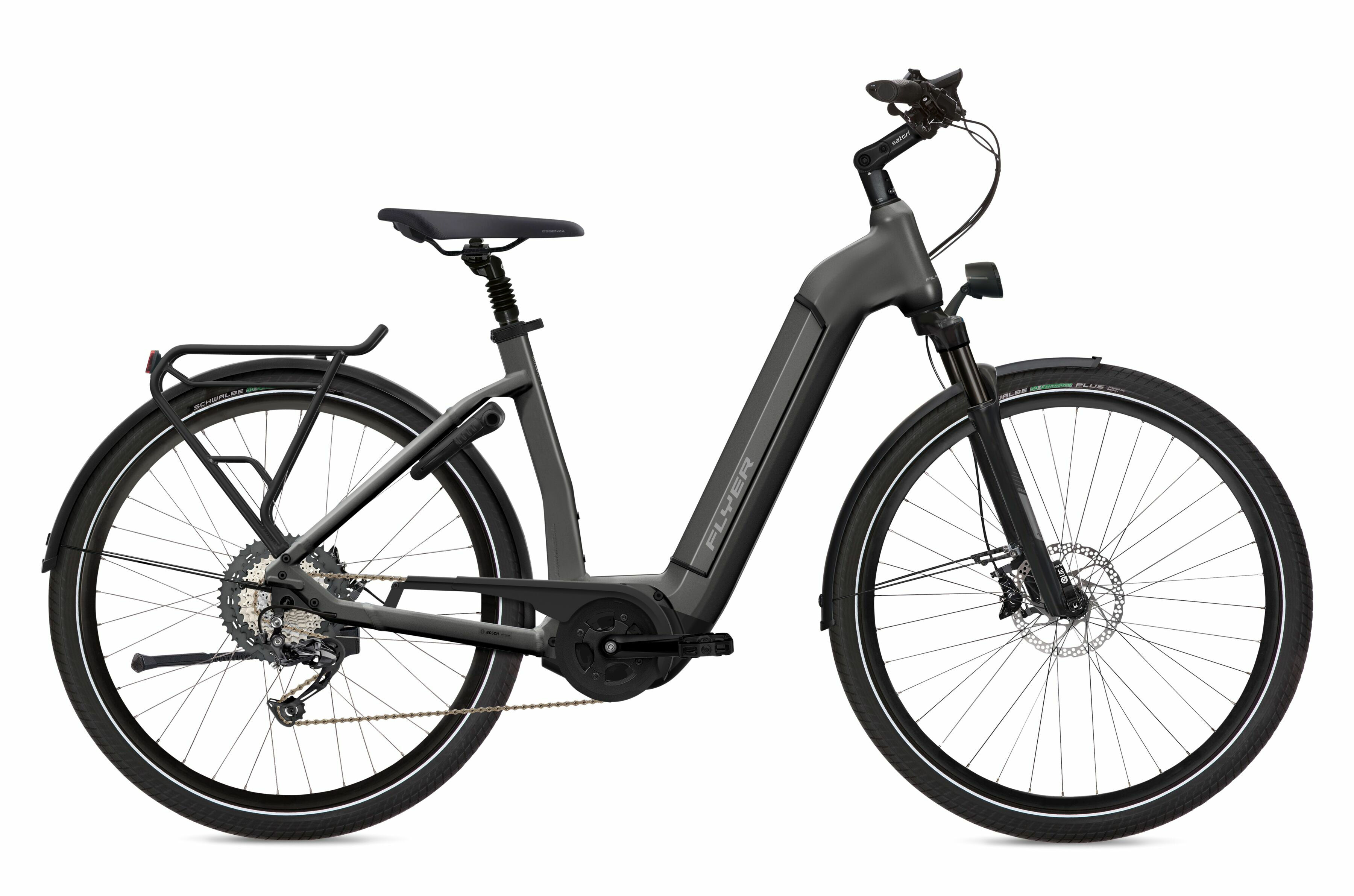 Flyer  Gotour6 3.10  Anthracite Gloss  2022 28" 500 Wh Wave