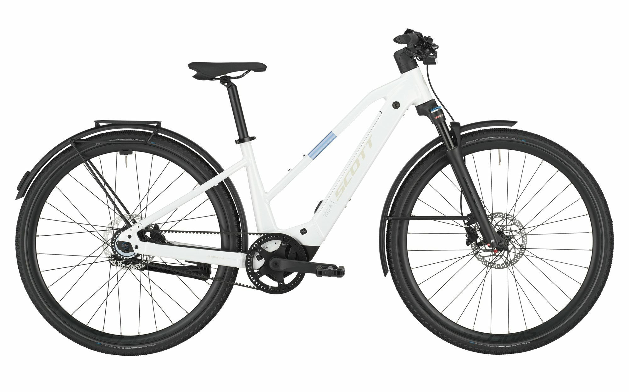 Scott PASSAGE 10 BELT SLOPE bianco white 29" 400 Wh Trapez S